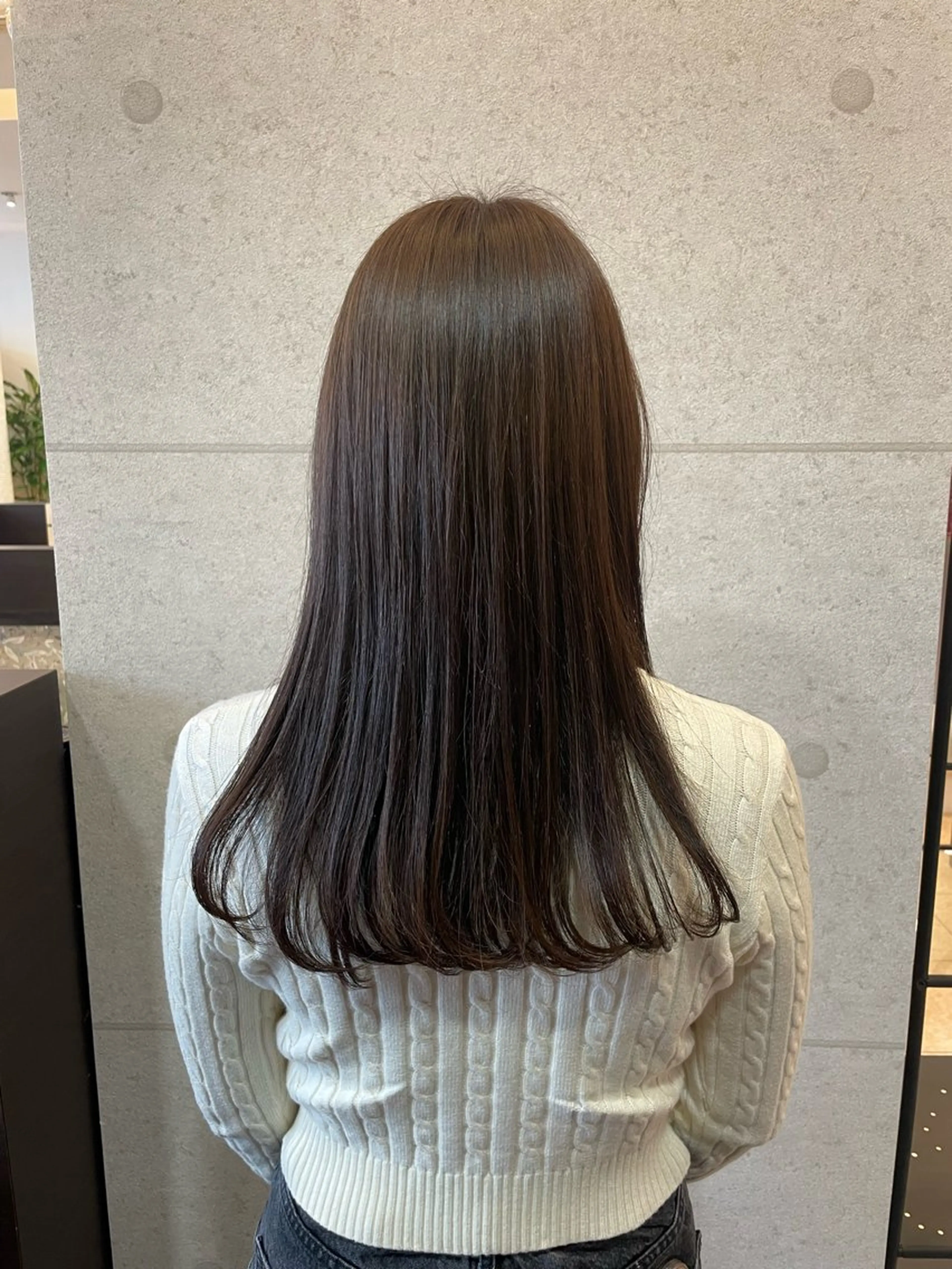 ロング カラー ブラウンカラー 透明感カラー 吹上 夏海のヘアスタイル