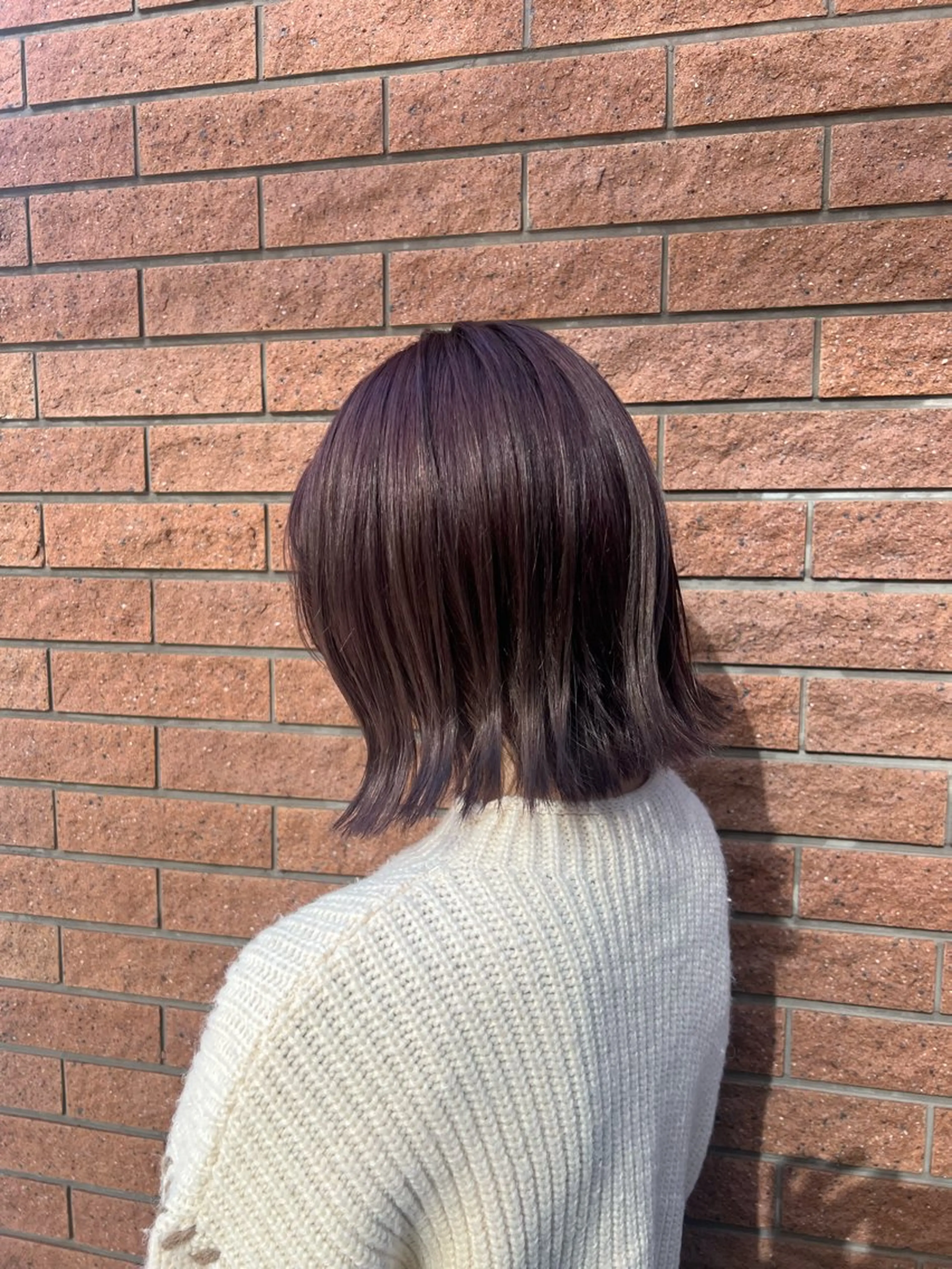 ショート カラー 切りっぱなしボブ ボブ 神戸ボブ✂️ ioe三宮/田 伸佳のヘアスタイル