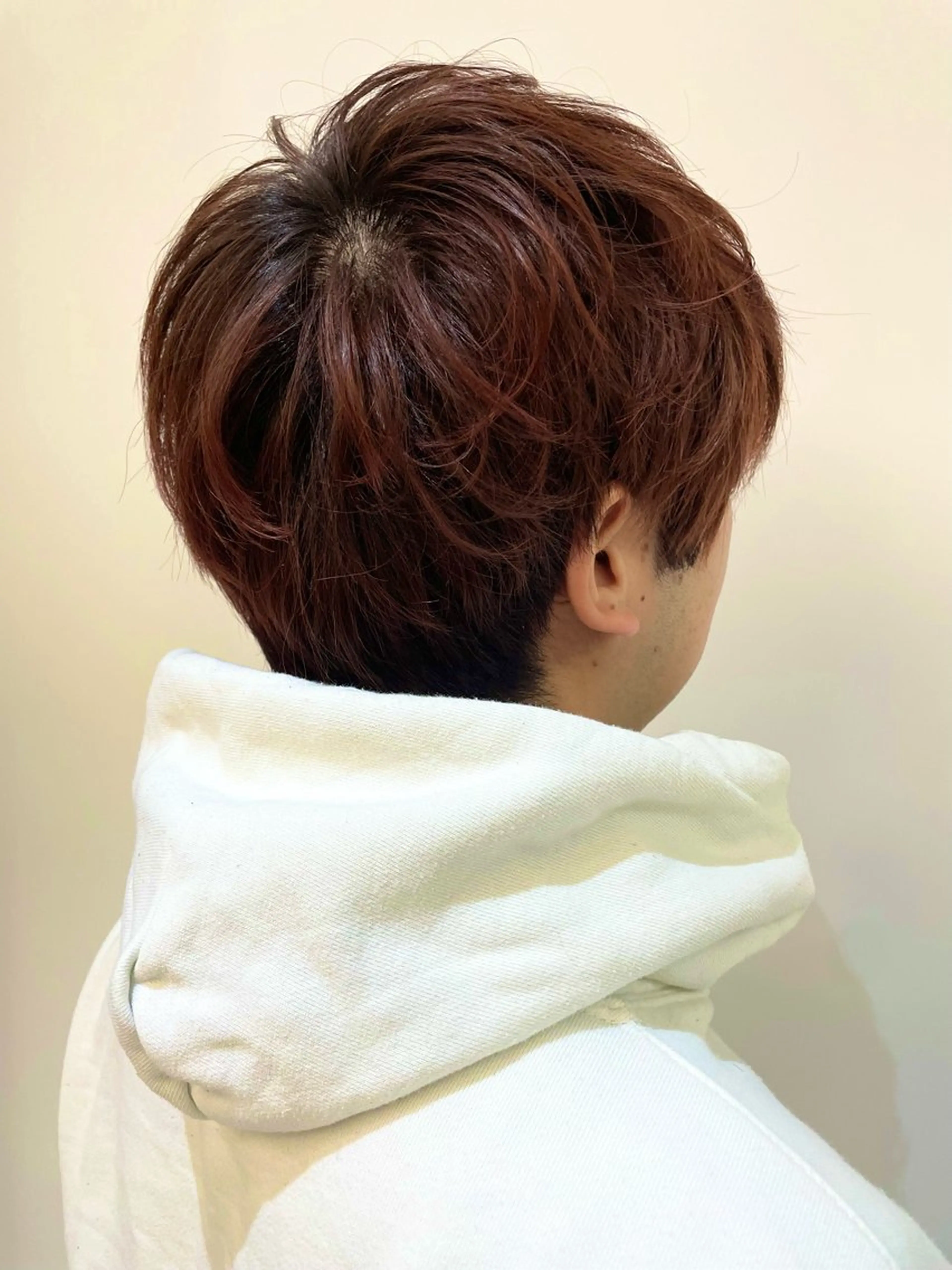 ショート カラー メンズ 🐺メンズウルフ/ ✂️伊藤飛空のヘアスタイル