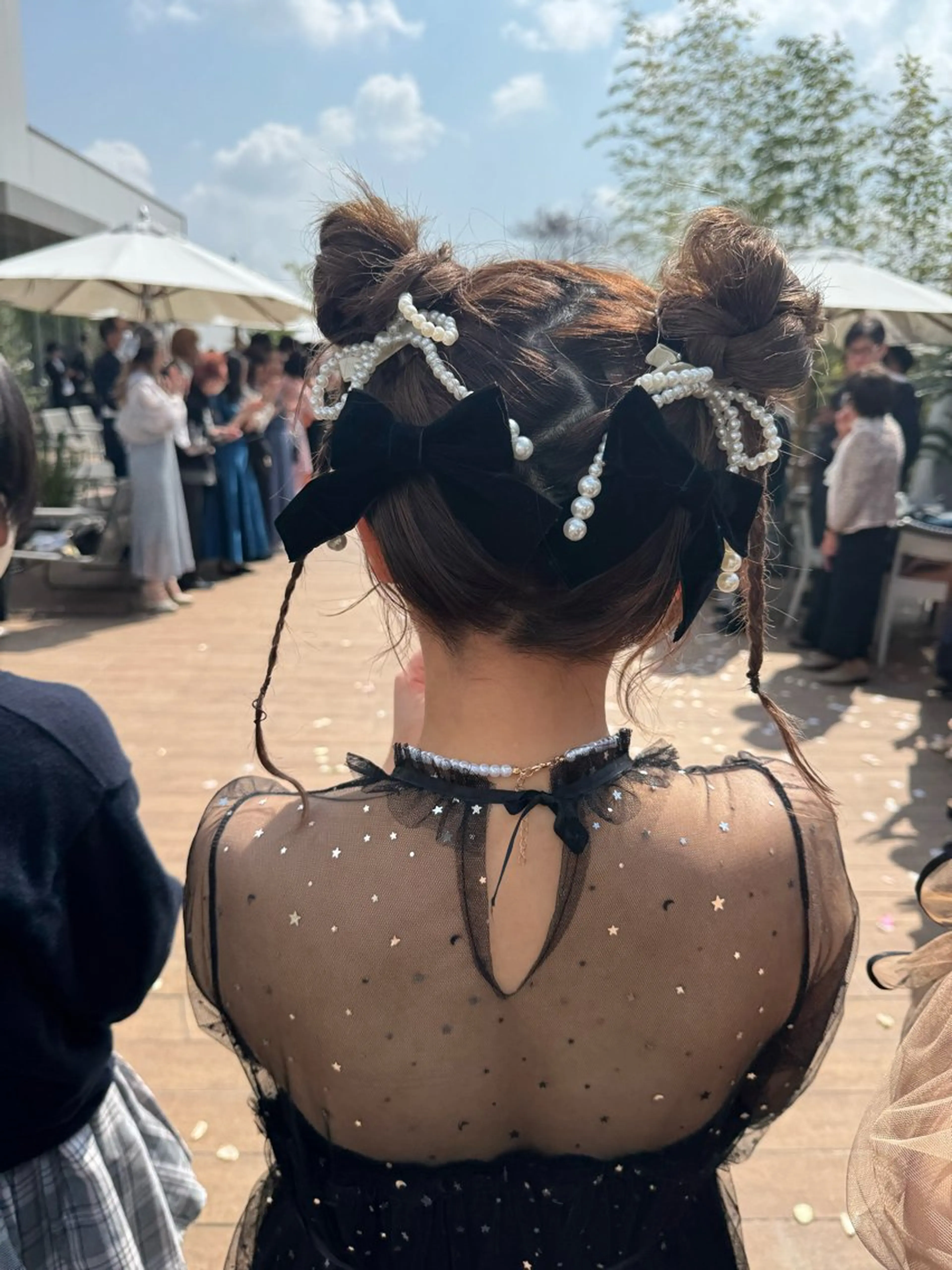 ヘアアレンジ お団子ヘア belle / Honoka🧁のヘアスタイル