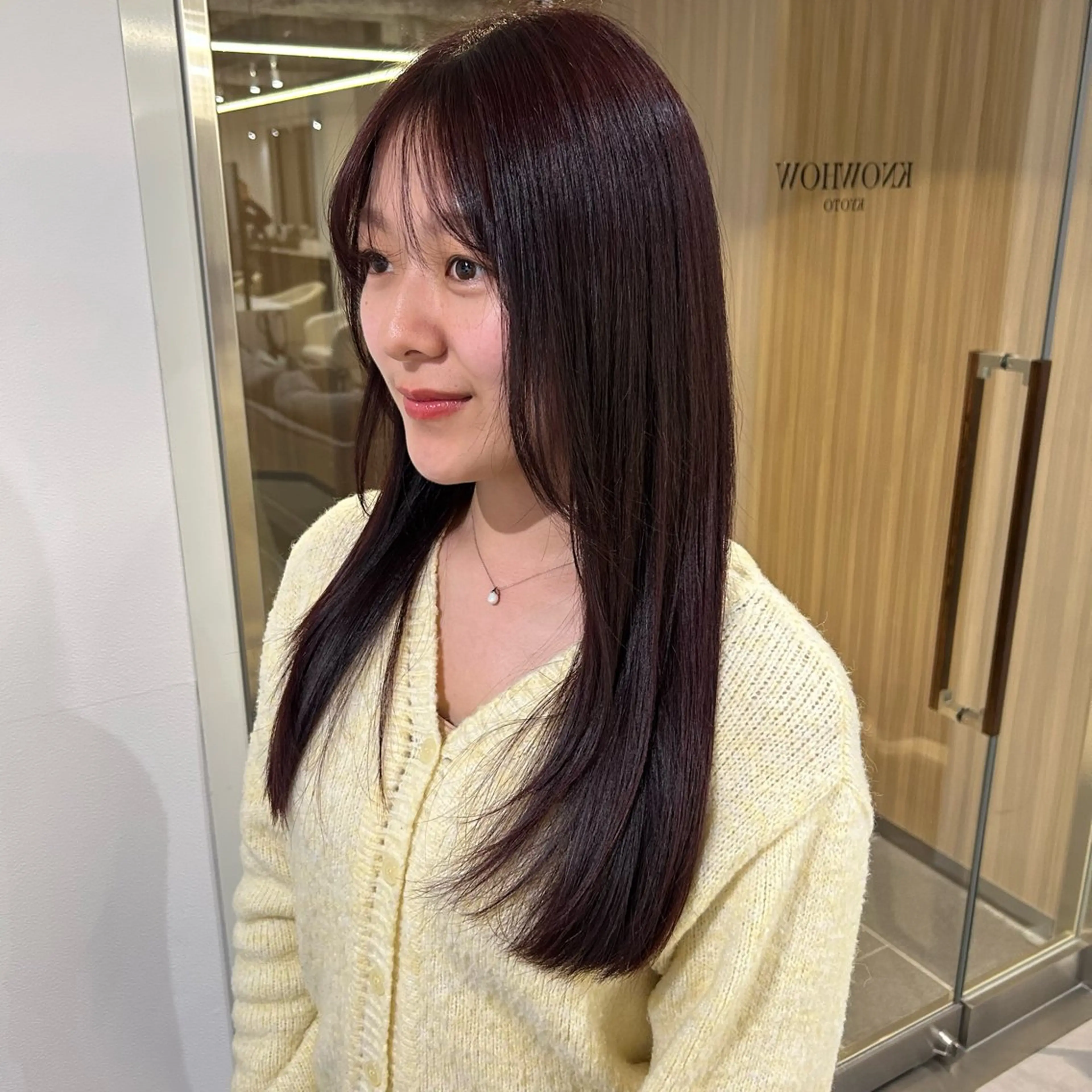 ロング カット ヘアカラー 髪質改善/艶カラー /透明感/石田桃子のヘアスタイル