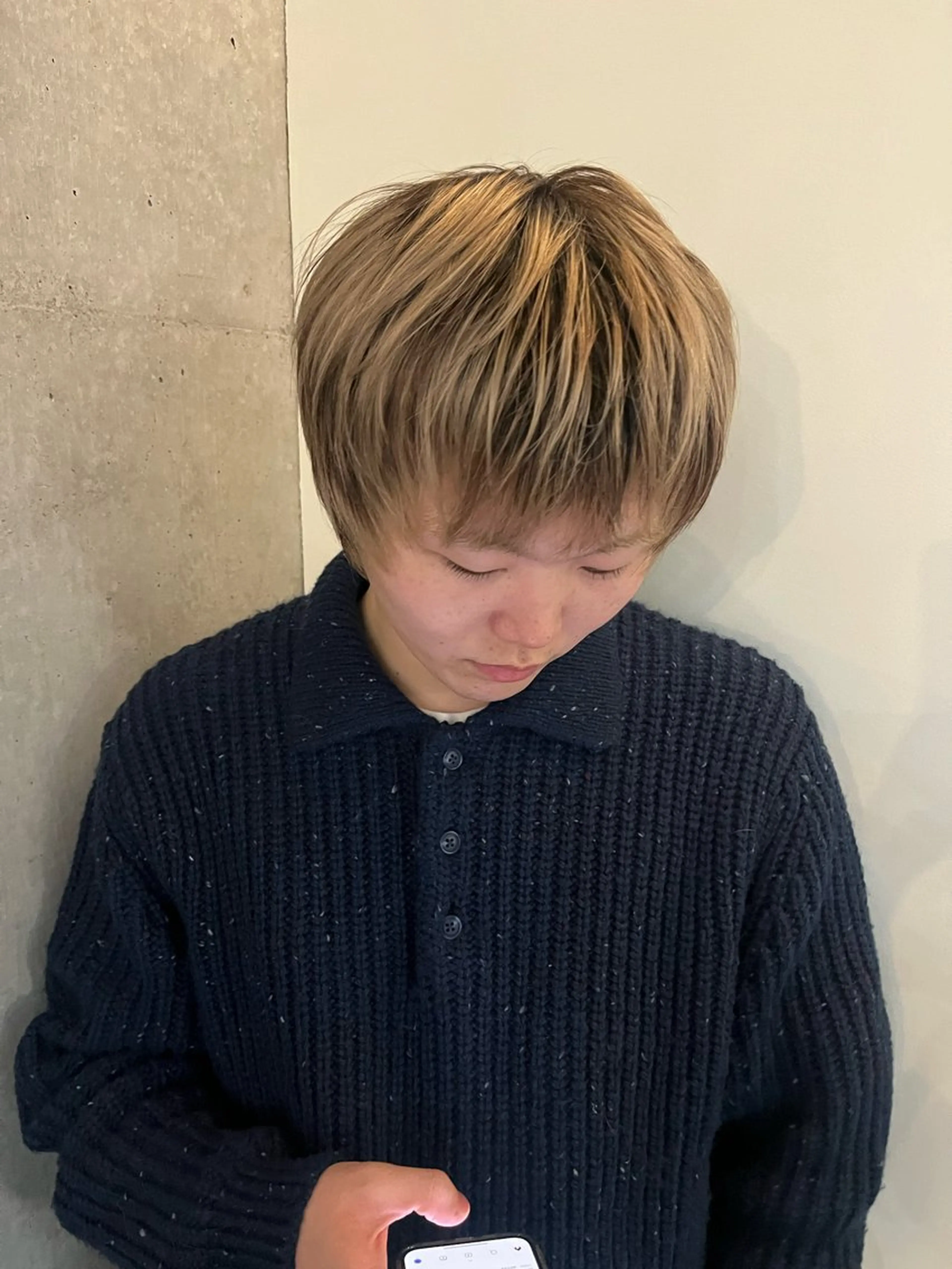 ショート カラー デザインカラー ハイトーンカラー ヘアカラー 韓国ボブ/ハッシュ カットKIRAのヘアスタイル