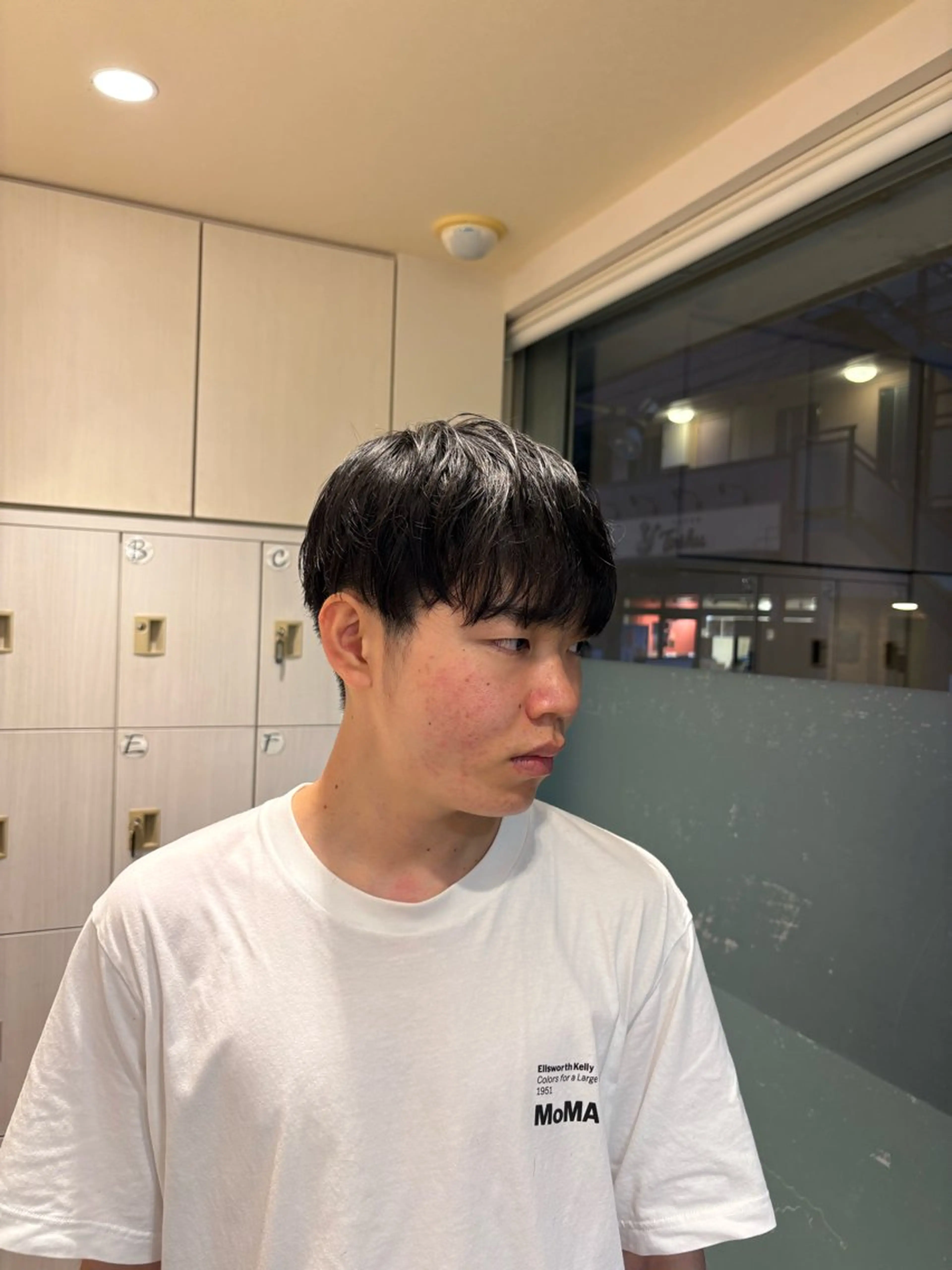 メンズ マッシュ カット 直毛救済パーマ/神奈 川/生田/木村のヘアスタイル