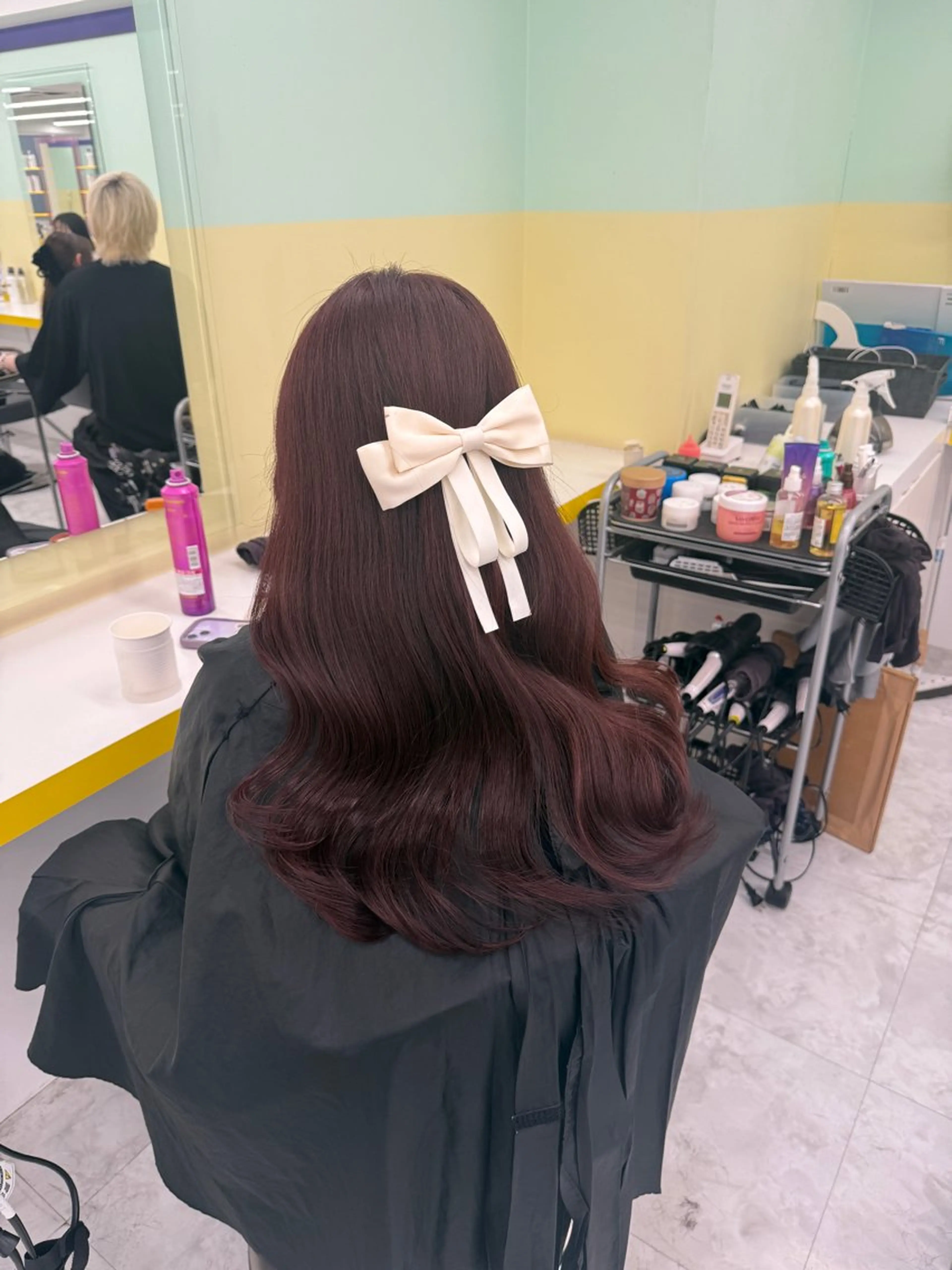 ロング カラー ヘアアレンジ ブリーチ ブリーチなしカラー 🎀Girly艶髪カ ラー🎀Harukaのヘアスタイル