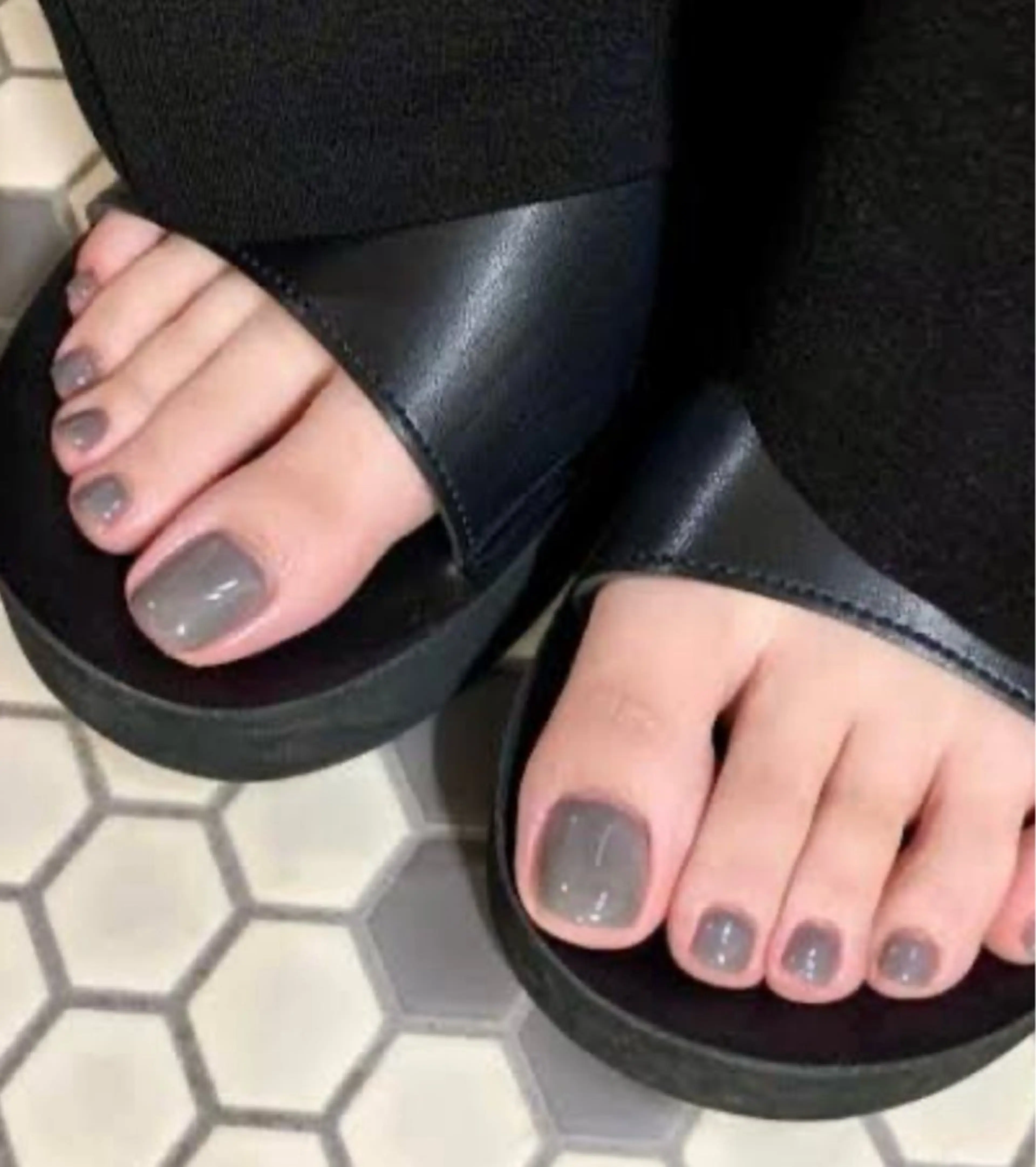 ワンカラーネイル+付け替えオフ込み(ソフトジェル)の写真