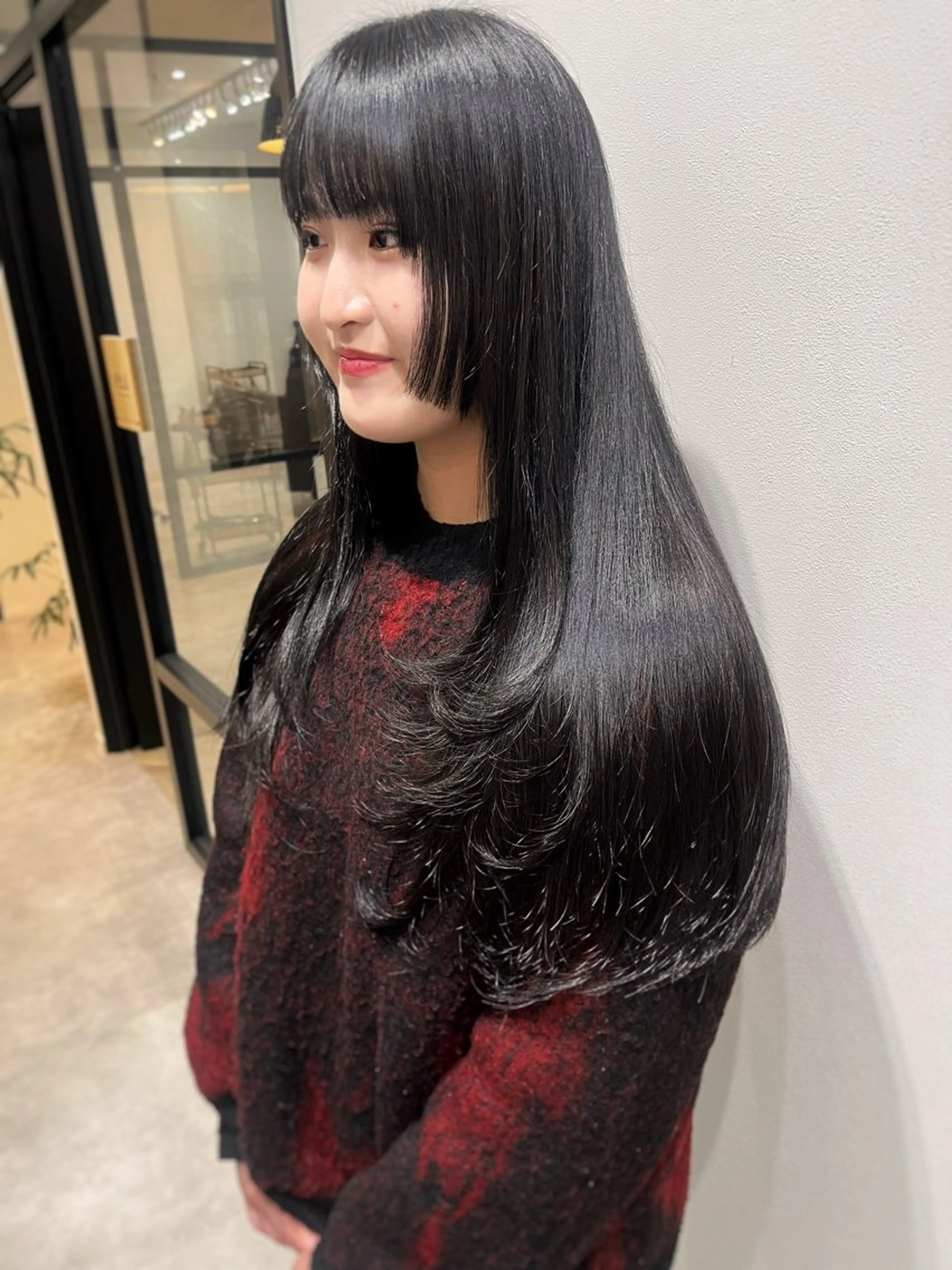 ロング カラー 姫カット レイヤーカット 🫧ぷる艶カラー🫧 Yuubi🦩のヘアスタイル