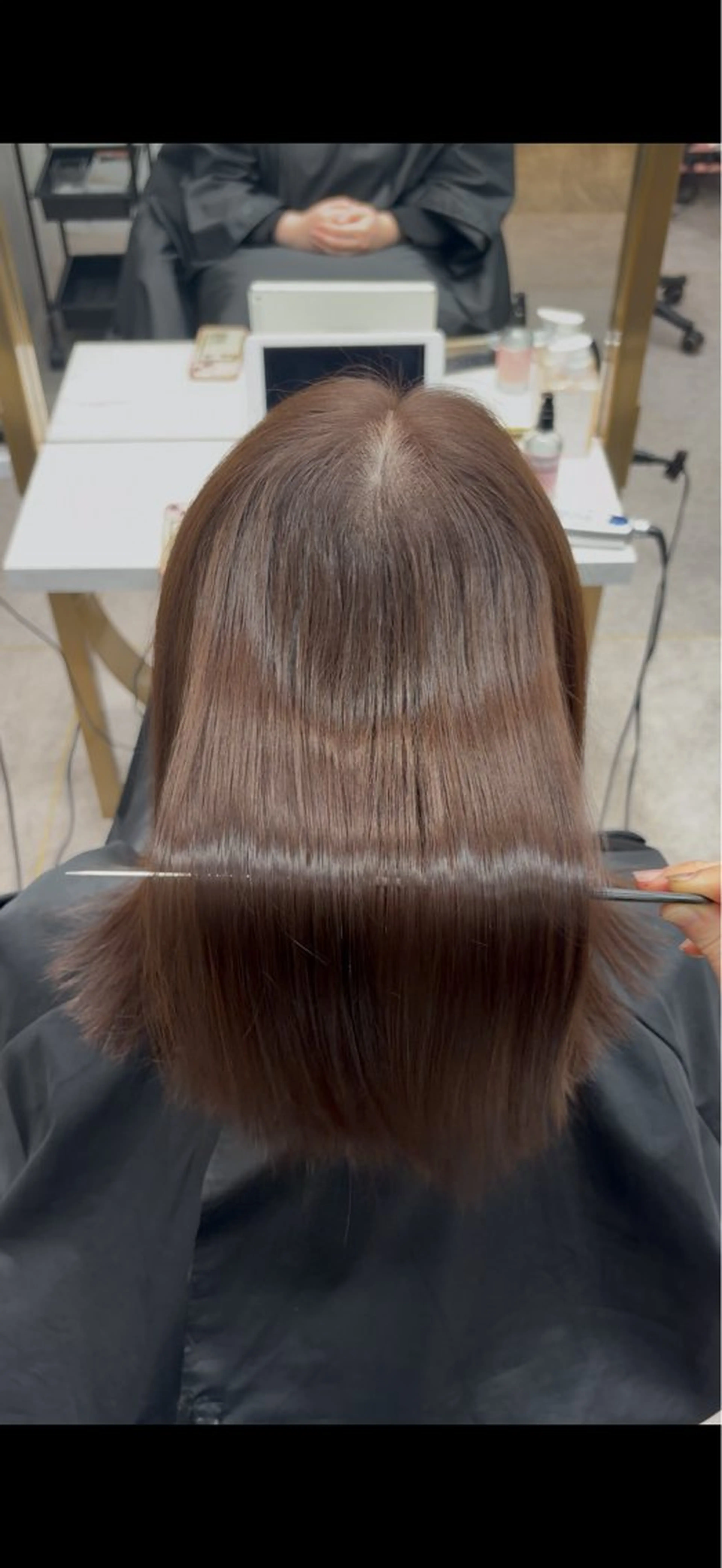 カラー ヘアカラー 坂上 実里のヘアスタイル