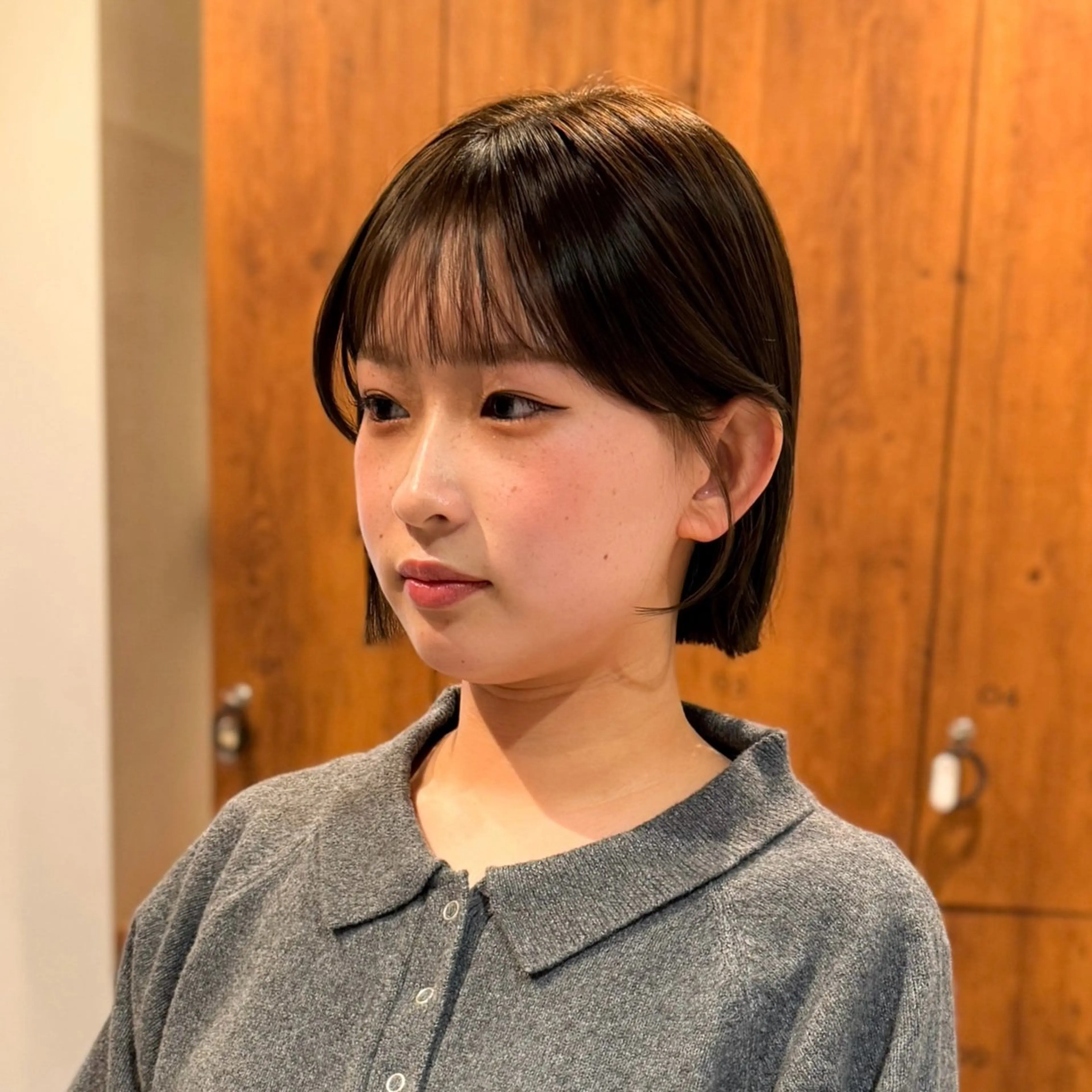 ショート ボブ カット メンズミディアム☁️ ✨ナチュラル/下村迅のヘアスタイル