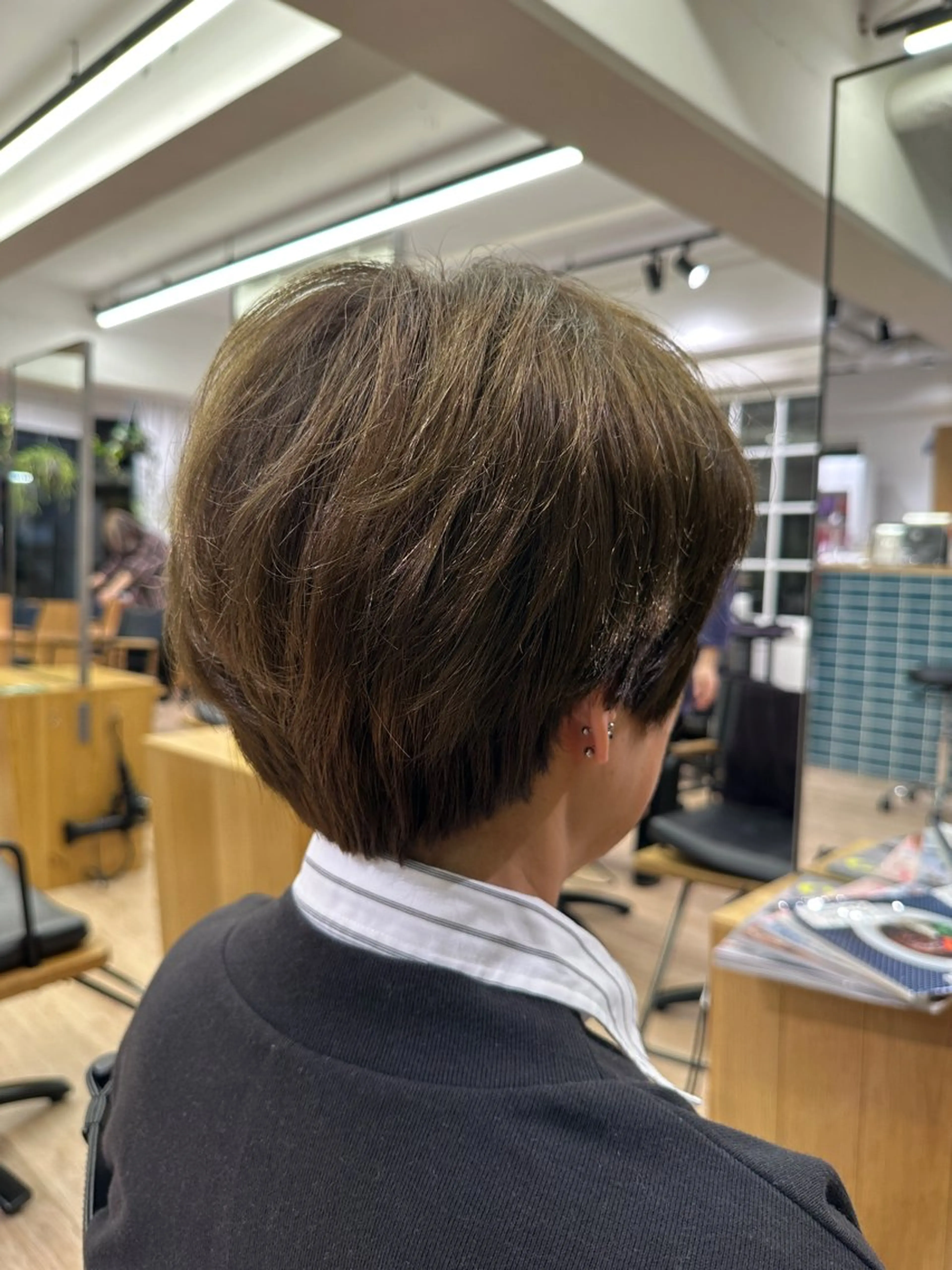 ショート 切りっぱなし/髪質 改善矯正/さやか🫧のヘアスタイル