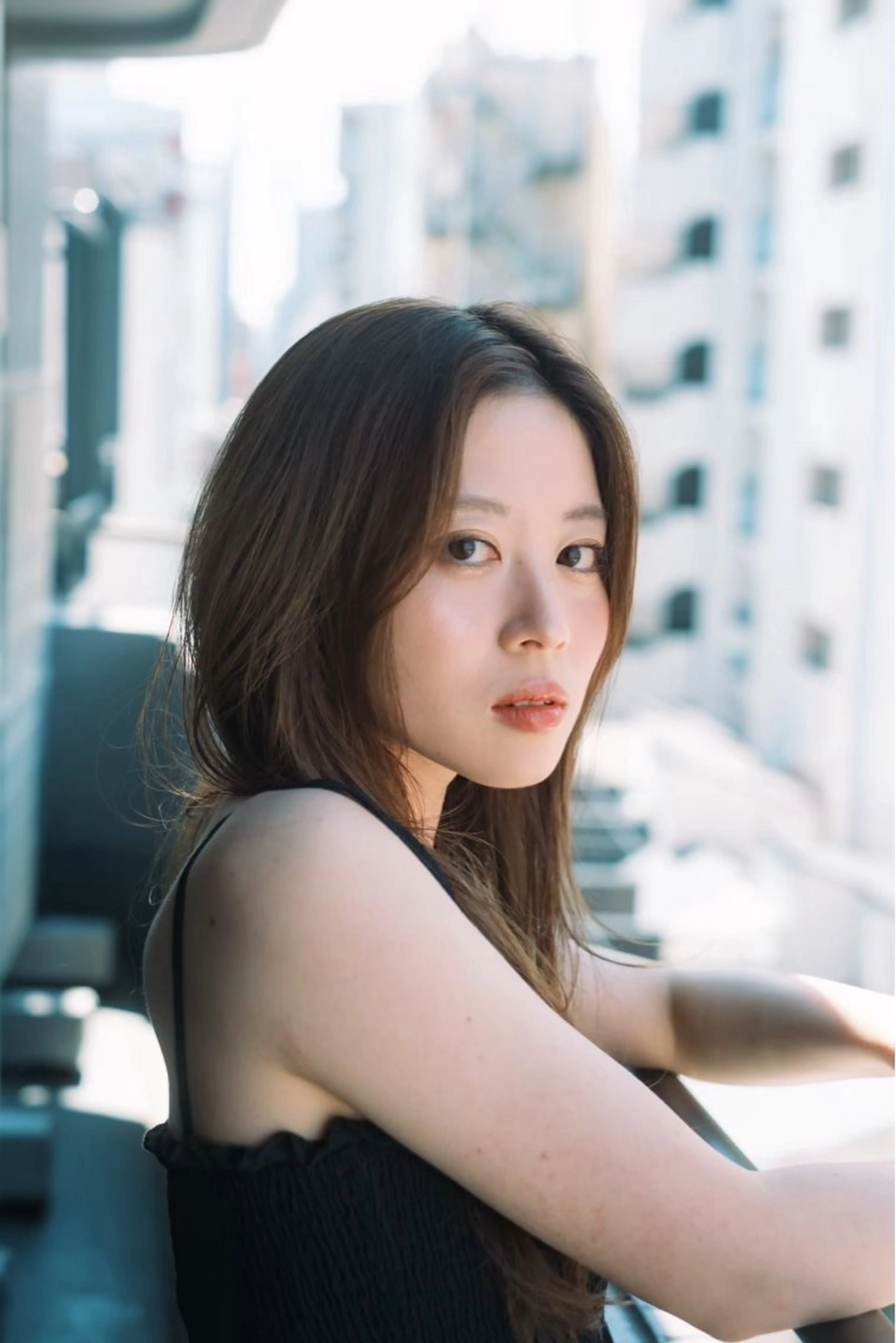 ロング カラー yu mekaのヘアスタイル