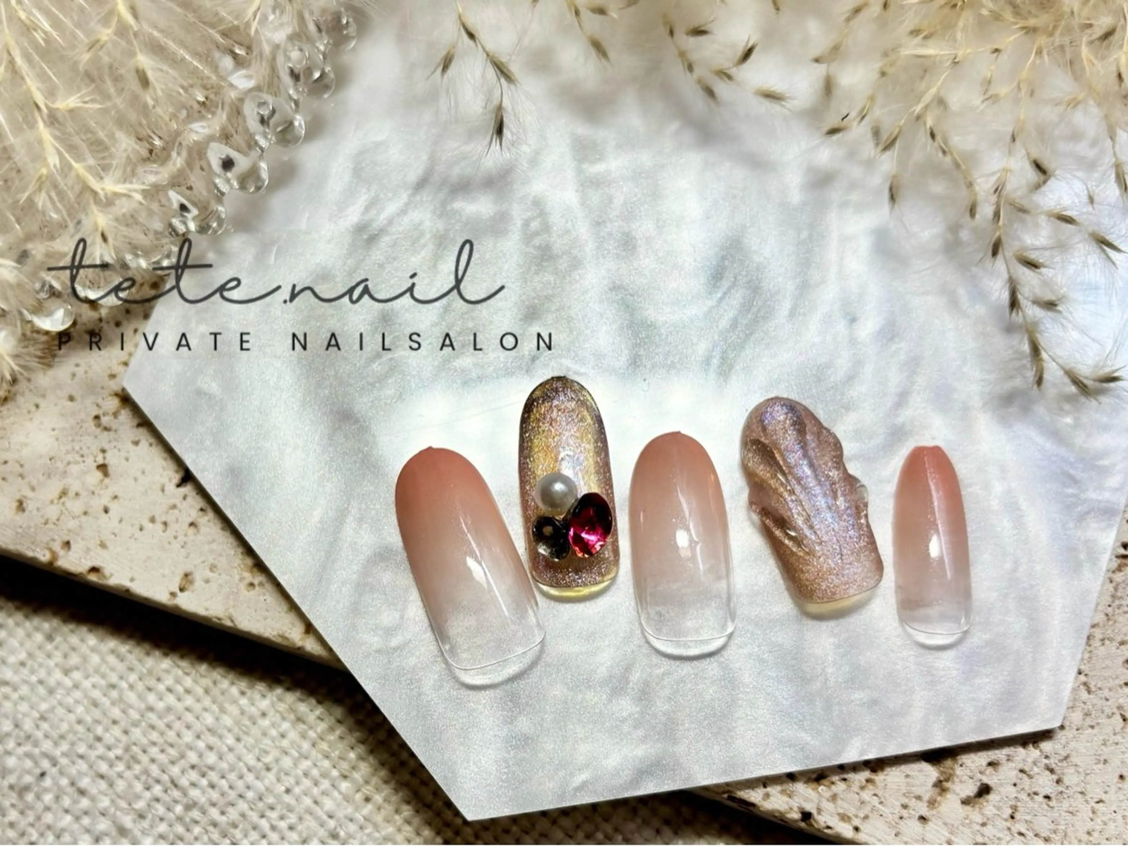 ネイル ハンドネイル tete. nailのネイルデザイン