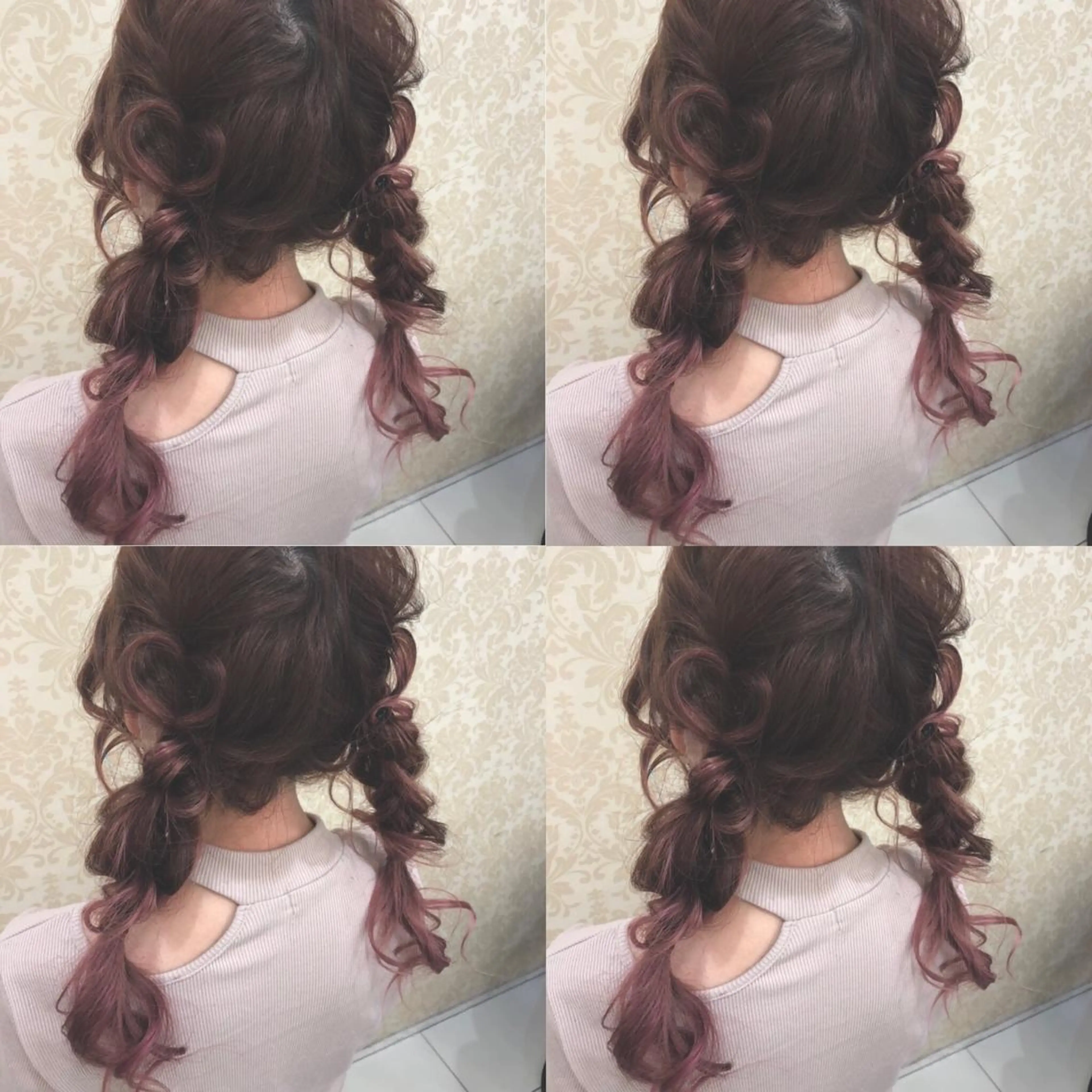 セミロング ヘアアレンジ ヘアセット 🌷MAYU 🌷のヘアスタイル