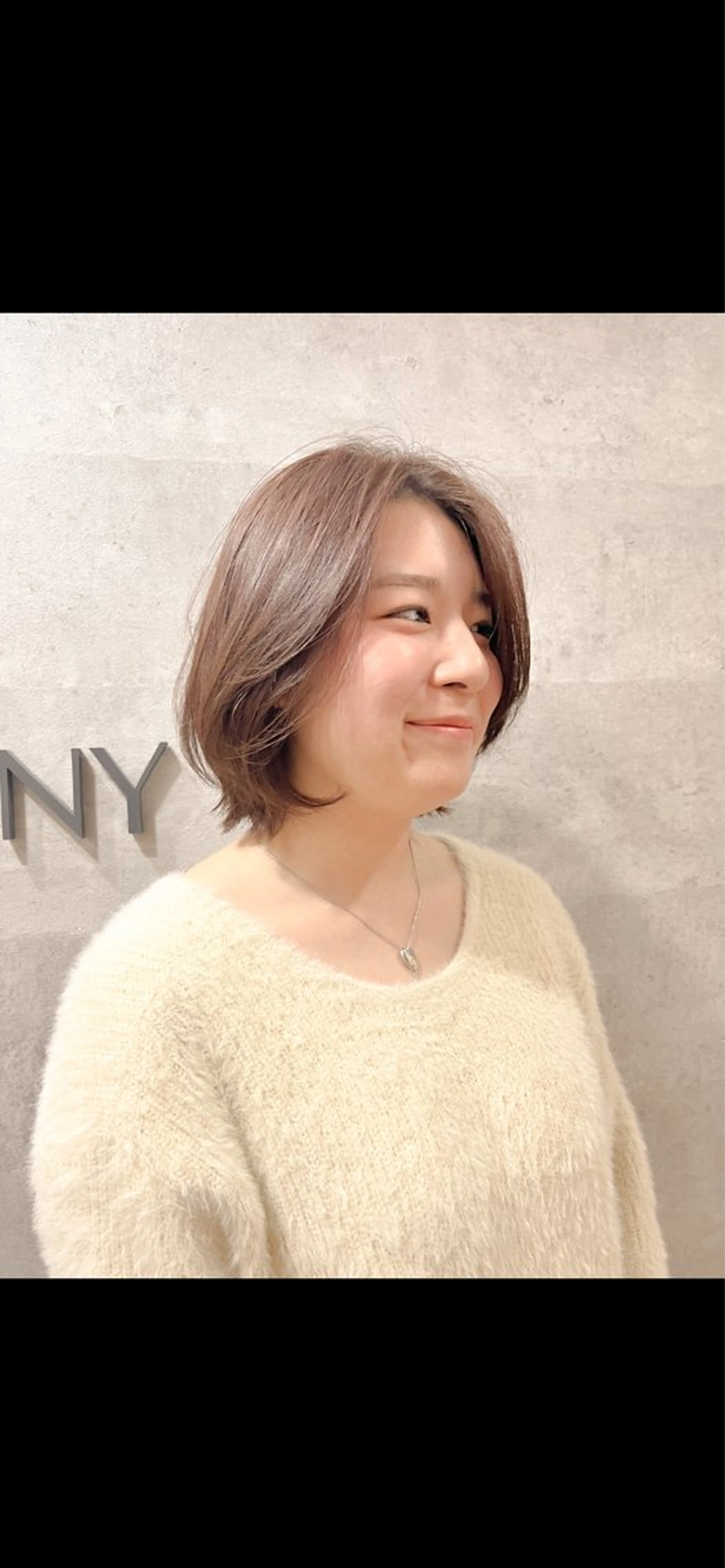 ミディアム カット ヘアカラー Grow by NYNY 田代 紀恵のヘアスタイル