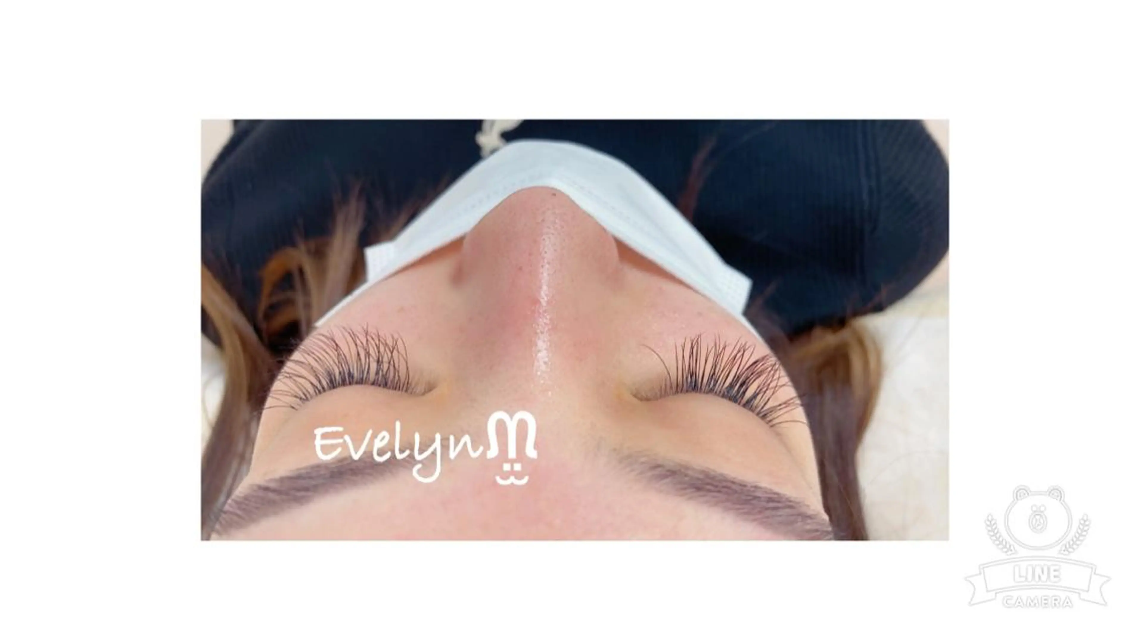 マツエク・マツパ 付け放題 カラーマツエク キュート フラットラッシュ ミンク Lily kUMIのマツエク・マツパデザイン