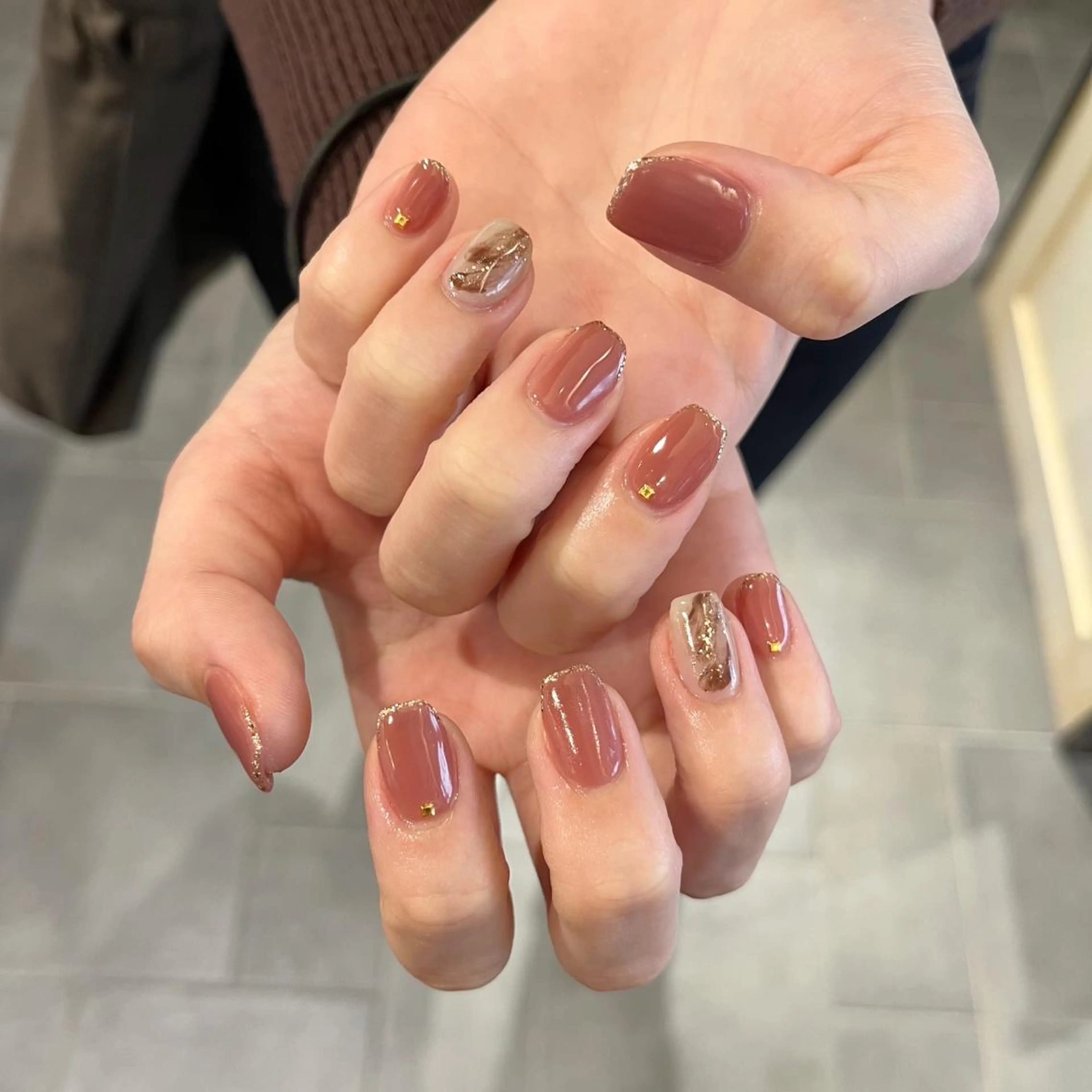 ネイル ジェルネイル パラジェル 鈴木 里奈のネイルデザイン