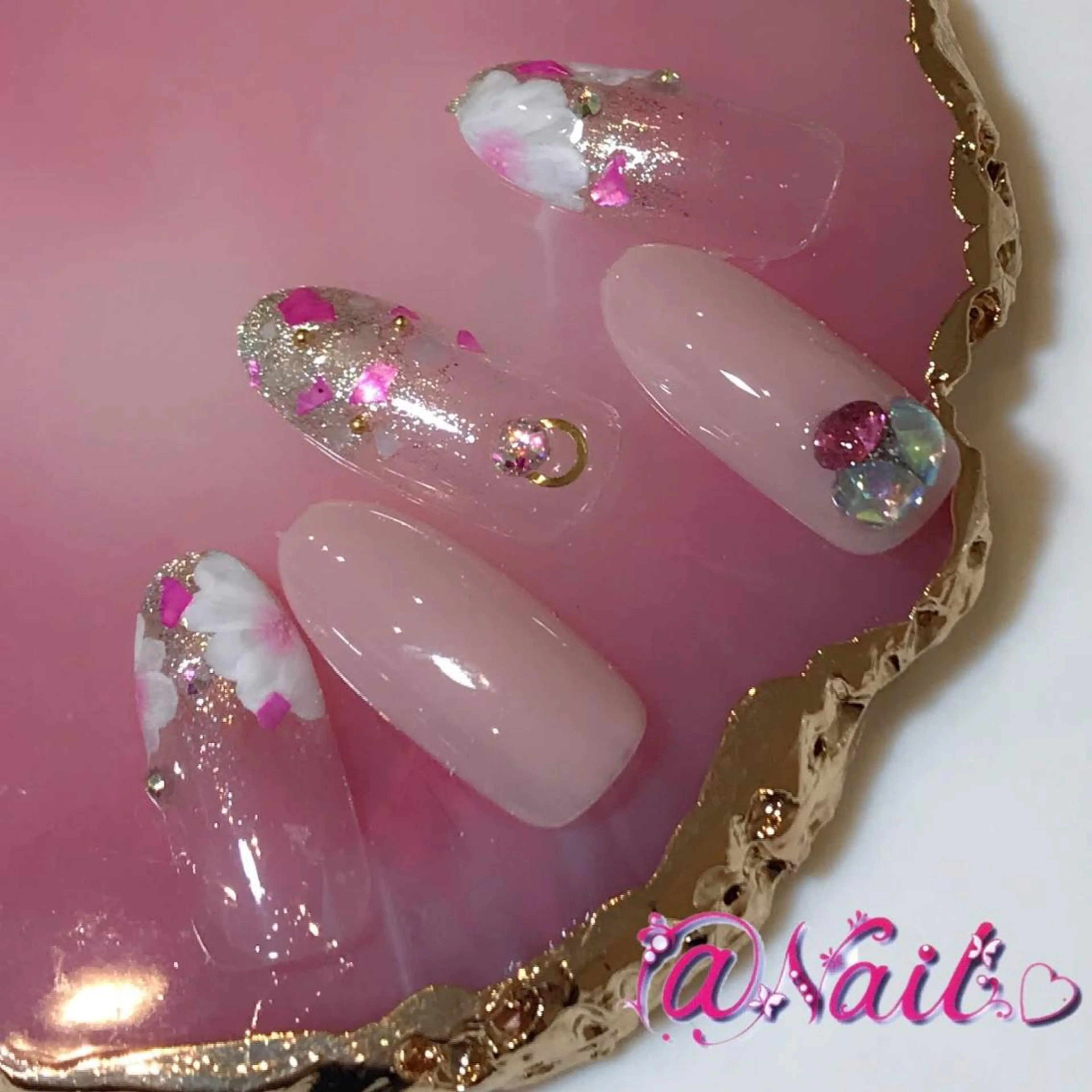 ネイル ネイルチップ 小尾 栞のネイルデザイン