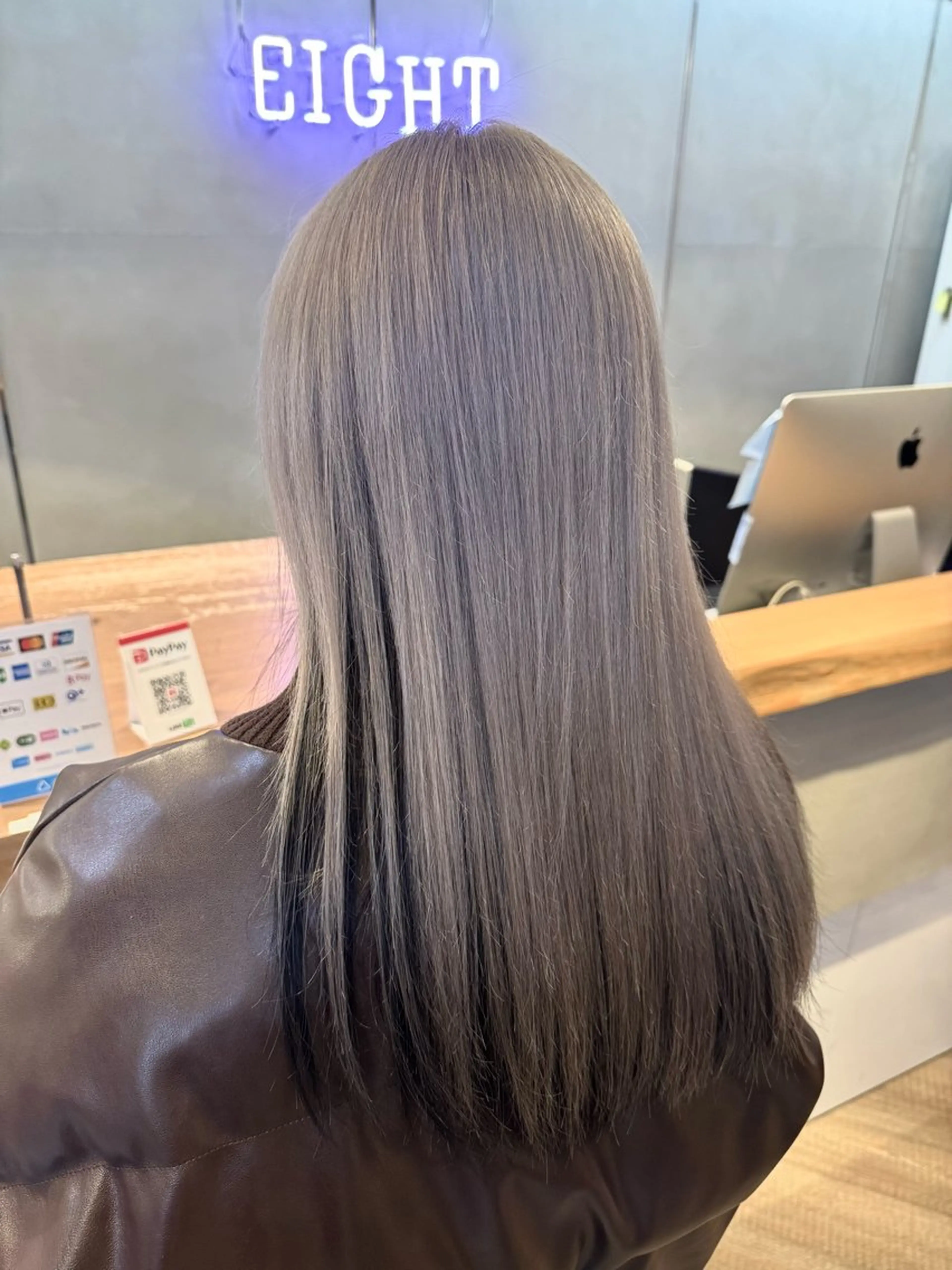 セミロング カラー 16日~benji 福間店です　長木のヘアスタイル