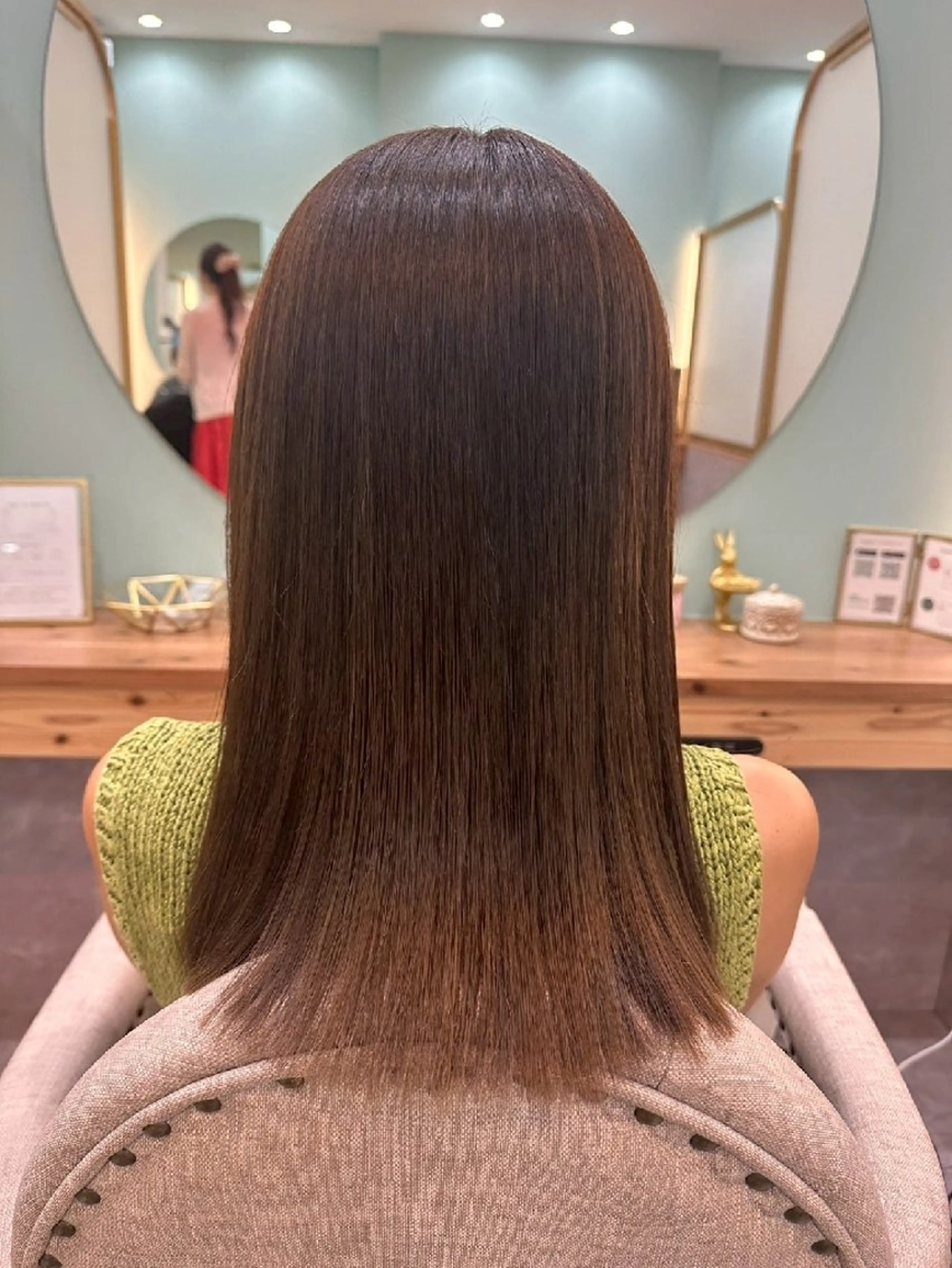 艶カラー＋3Stepトリートメントの写真