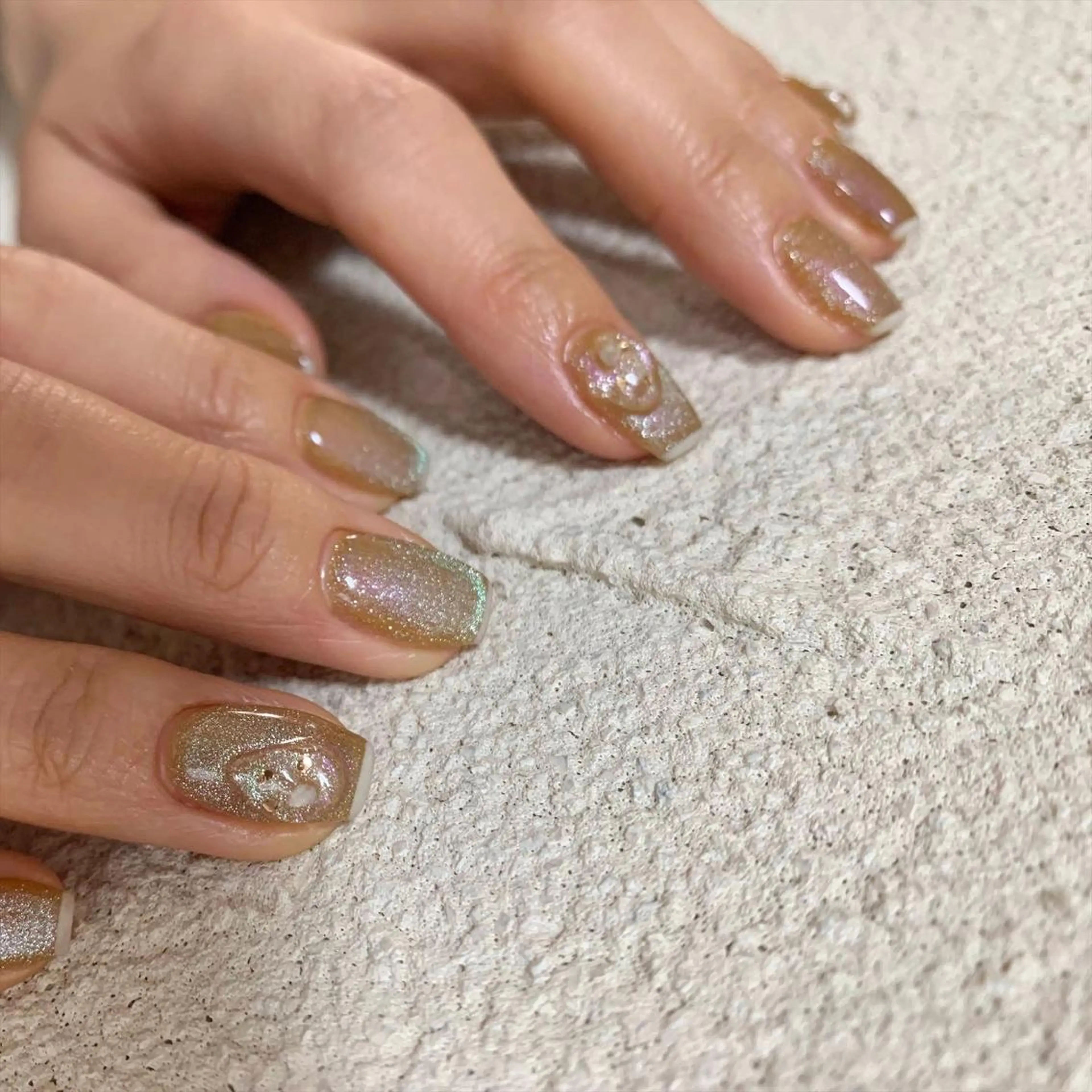 ネイル ハンドネイル 𝑡𝑖𝑎𝑚𓂃 きむらゆきののネイルデザイン