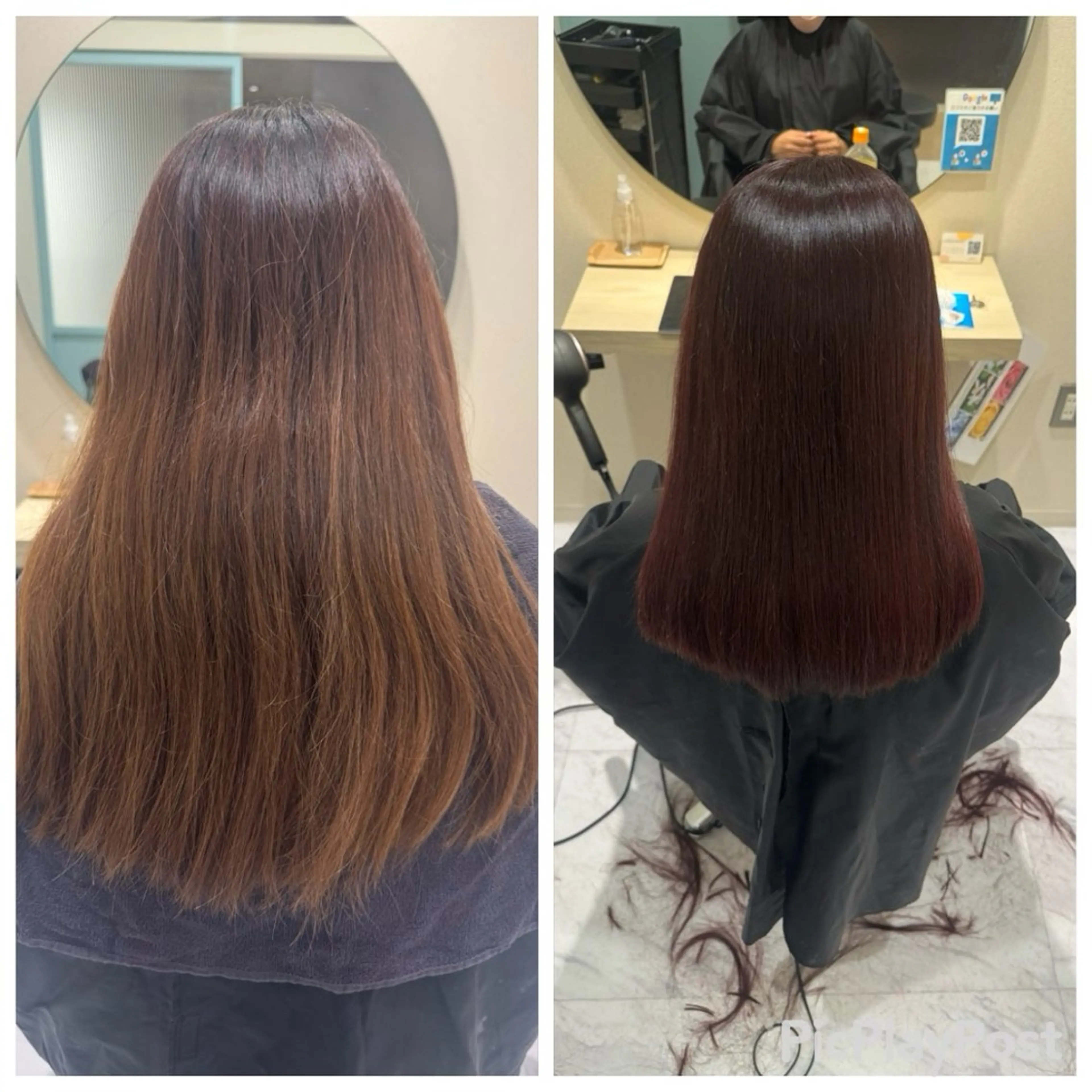 セミロング カット ヘアカラー トリートメント 丹野 圭太のヘアスタイル