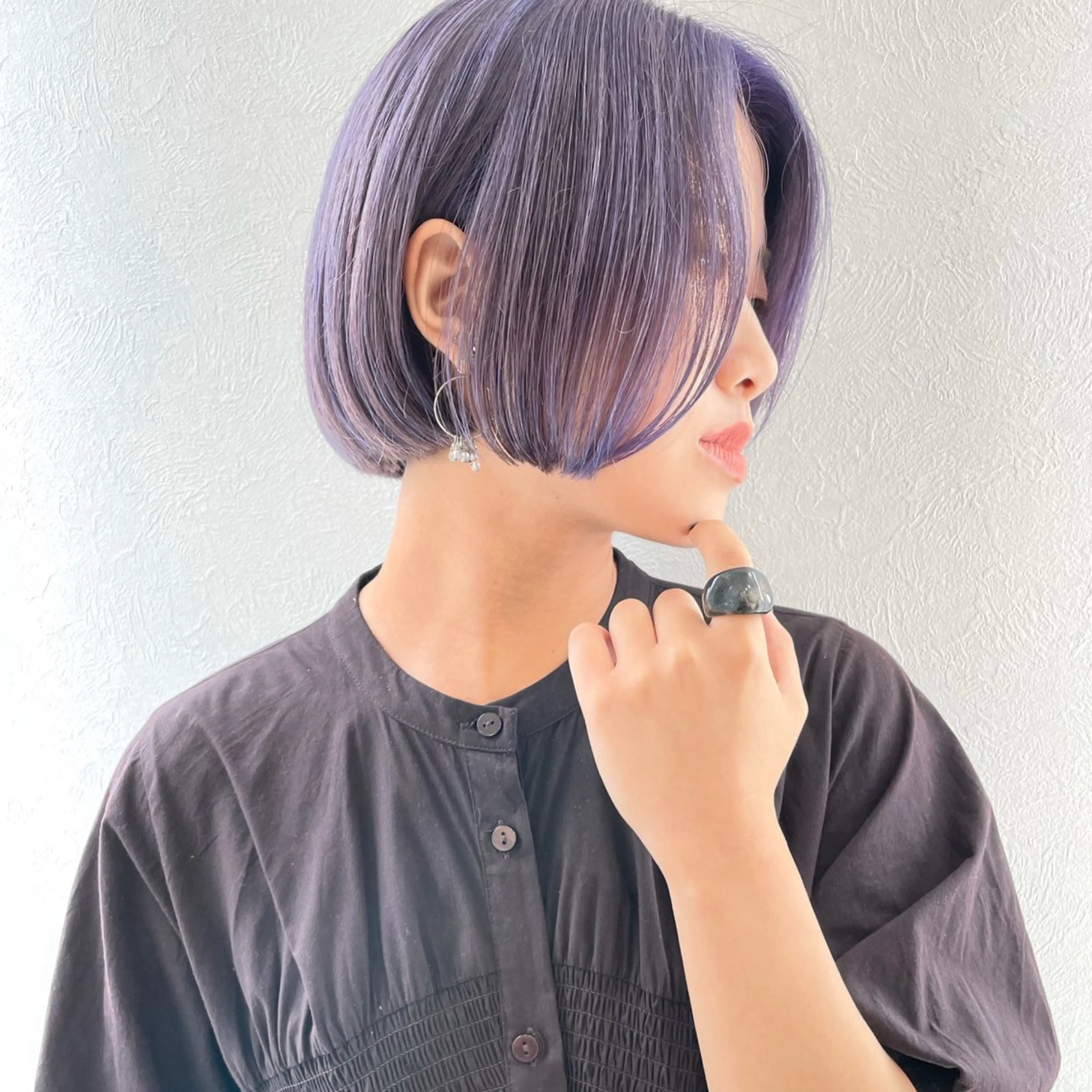 ショート カット ヘアカラー トリートメント 🎗️comoda 神戸三宮 髪質改善のヘアスタイル