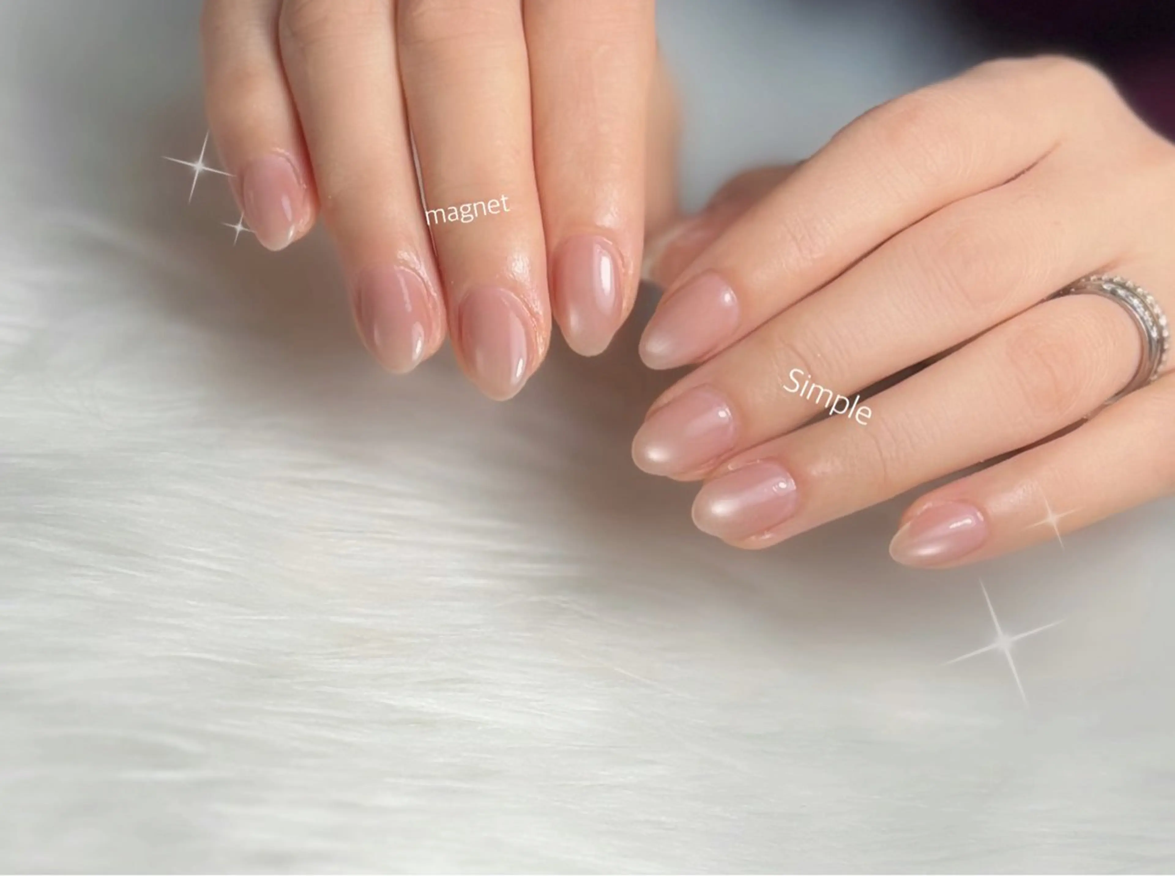 ネイル マグネットネイル マグネットワンカラー ワンカラーネイル nail salon come trueのネイルデザイン