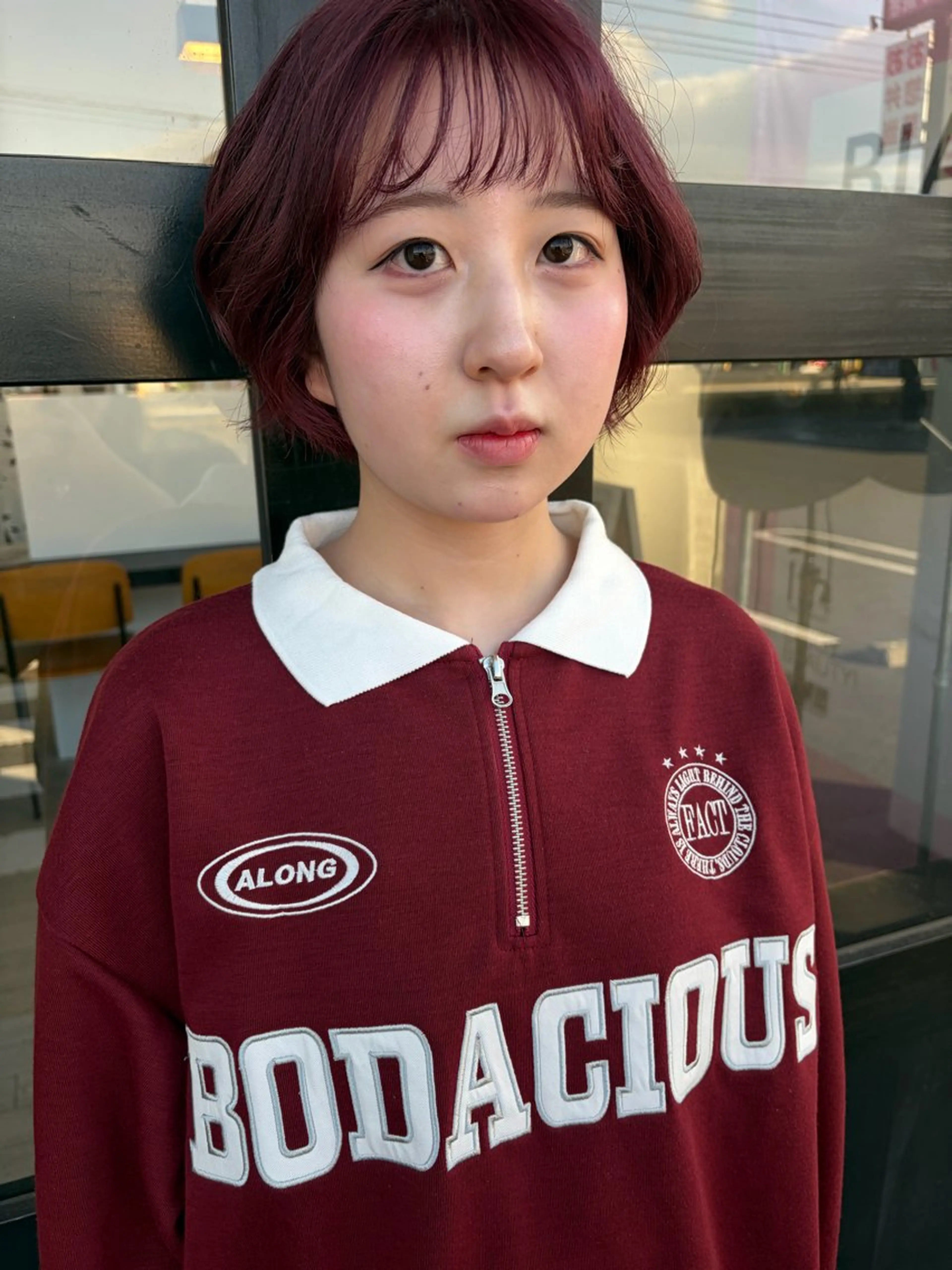 ショート カラー カット ヘアカラー トリートメント 遠藤 愛莉のヘアスタイル
