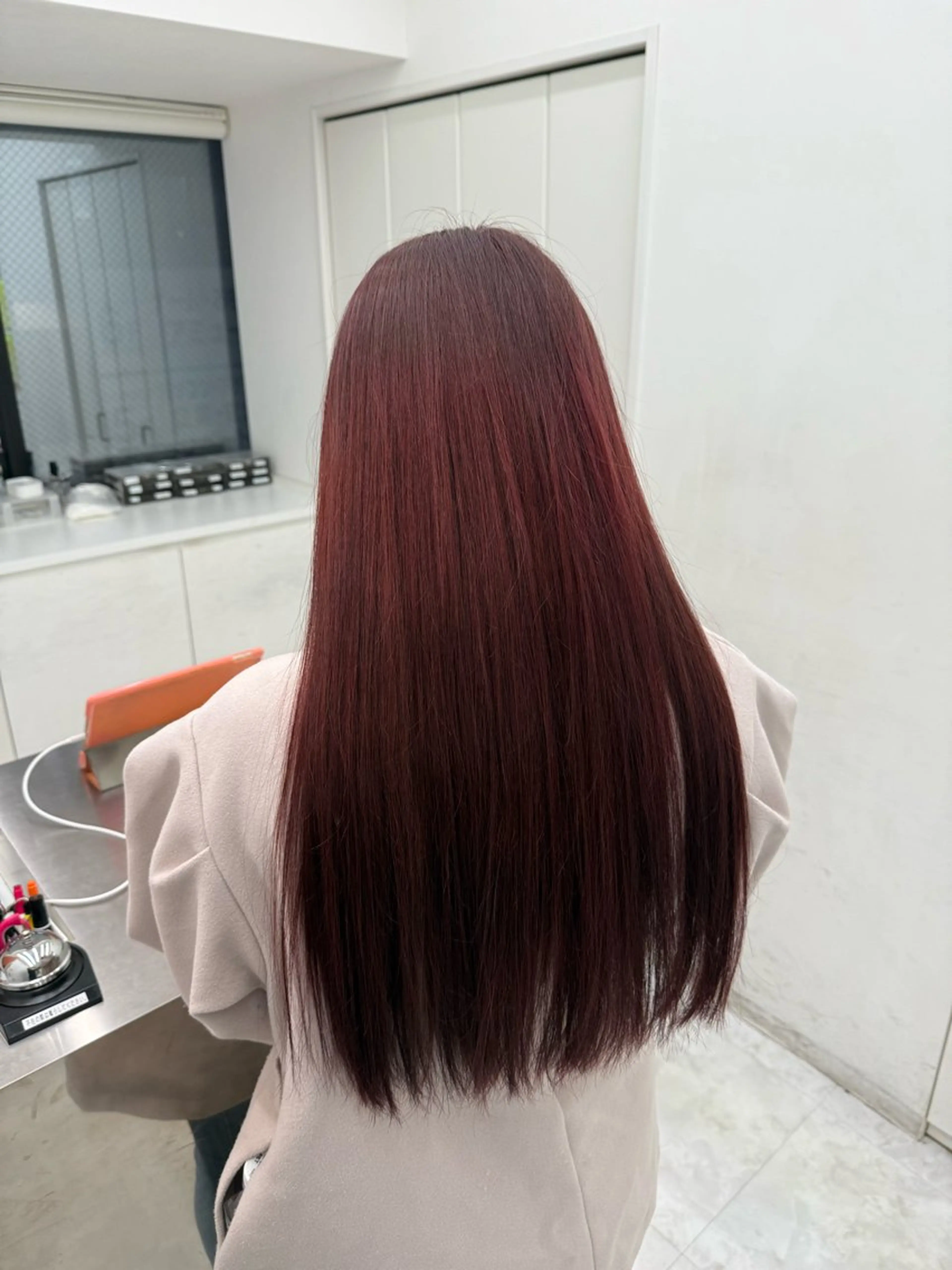 ロング カラー 中韓レイヤー/ ブラウン🤎はやとのヘアスタイル