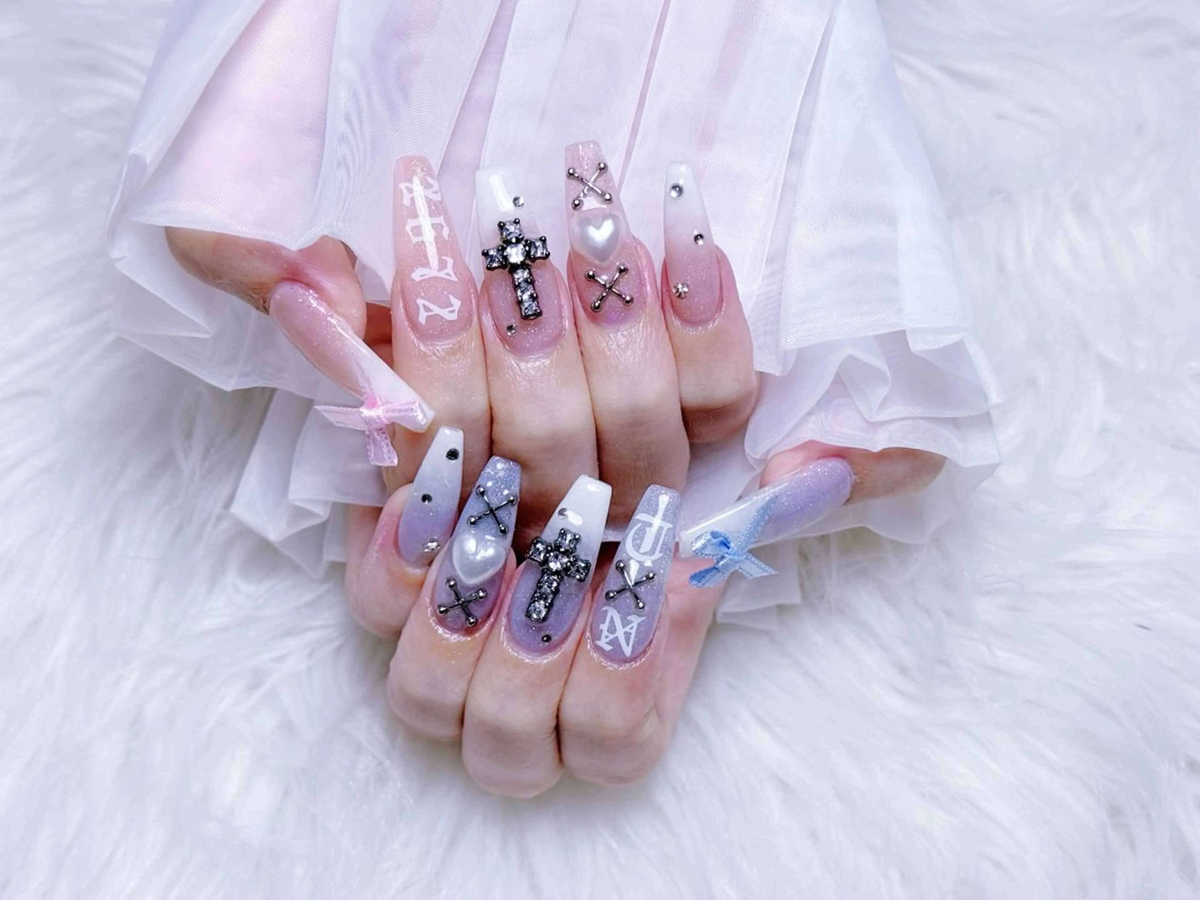 ネイル 持ち込み ハンドネイル 🍑Yun nail 店長🍑のネイルデザイン