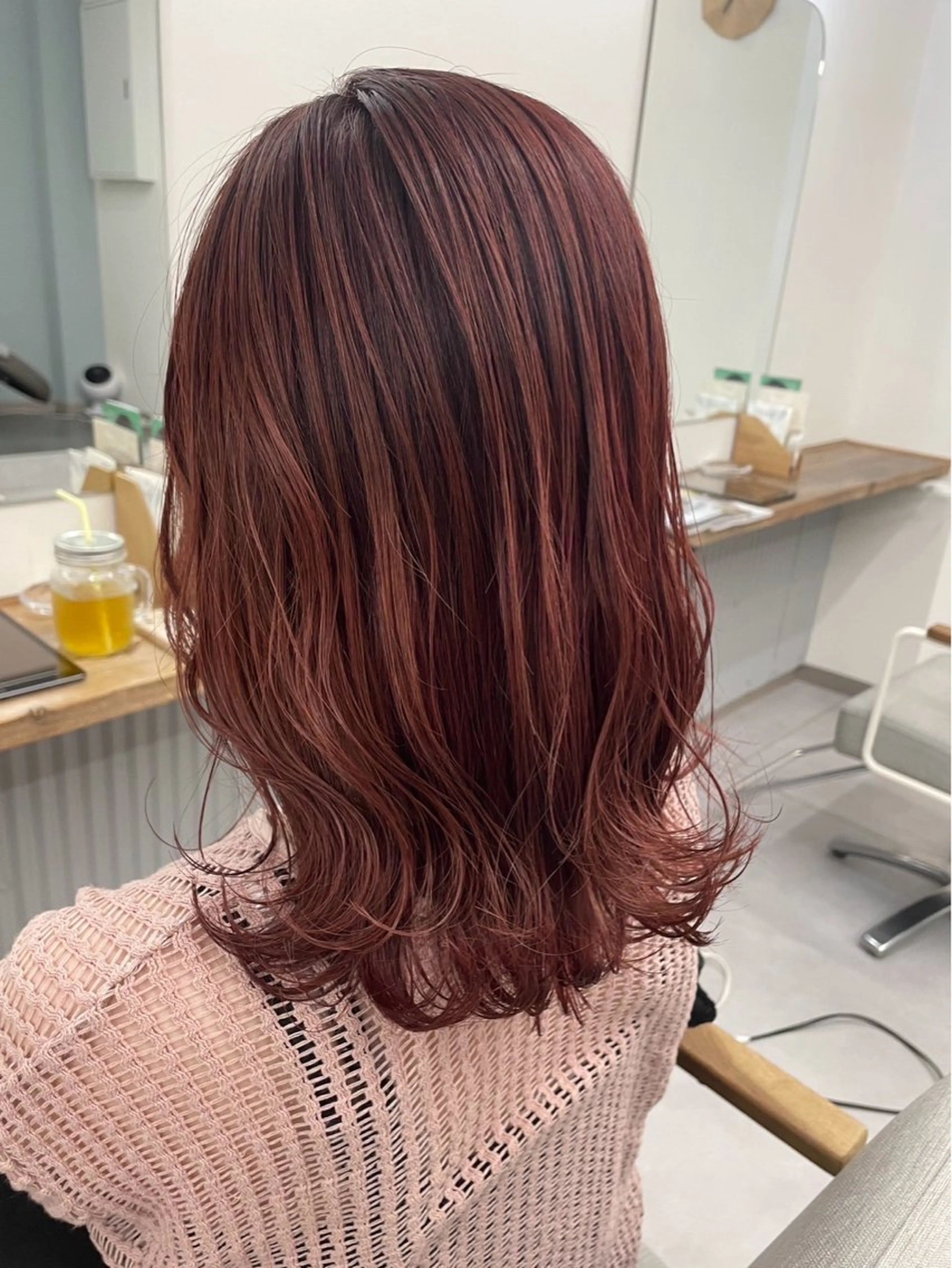 ワンカラー+シャンプーブロー🍓の写真