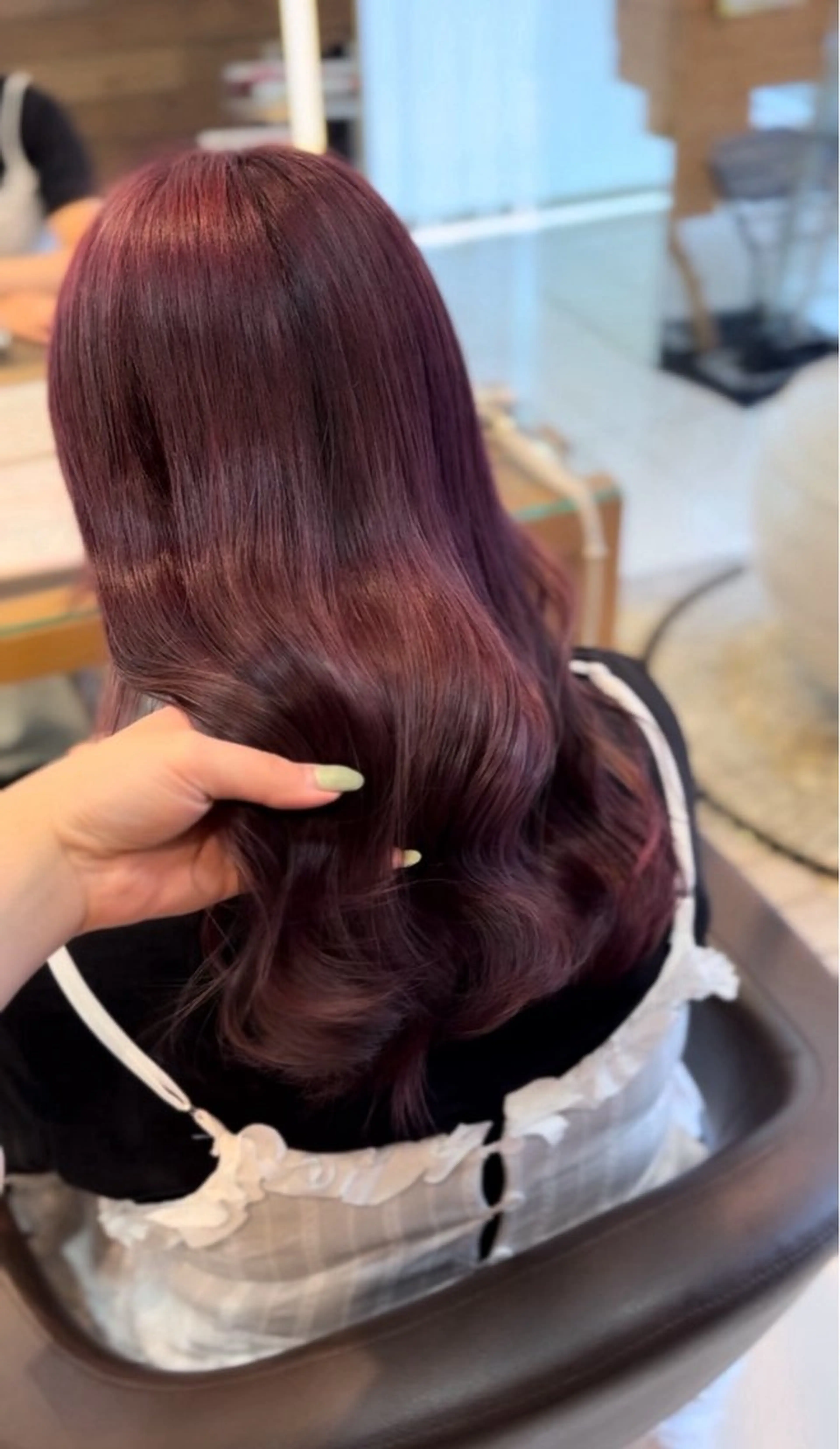 ロング カラー ヘアカラー トリートメント 🎀カットカラーモ デル募集/あゆり🎀のヘアスタイル