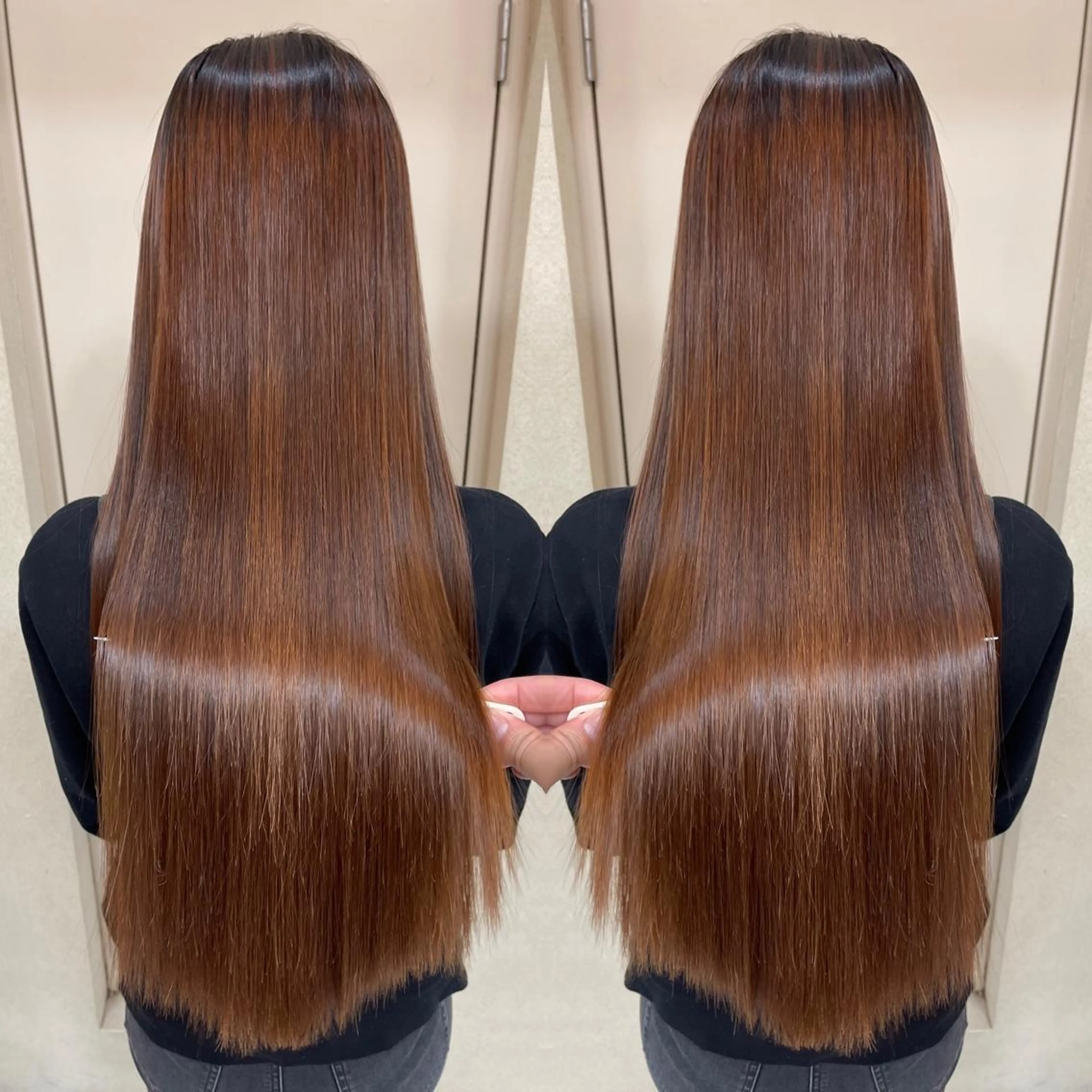 ロング パーマ 髪質改善/縮毛矯正 /ブリーチ矯正/岡部のヘアスタイル