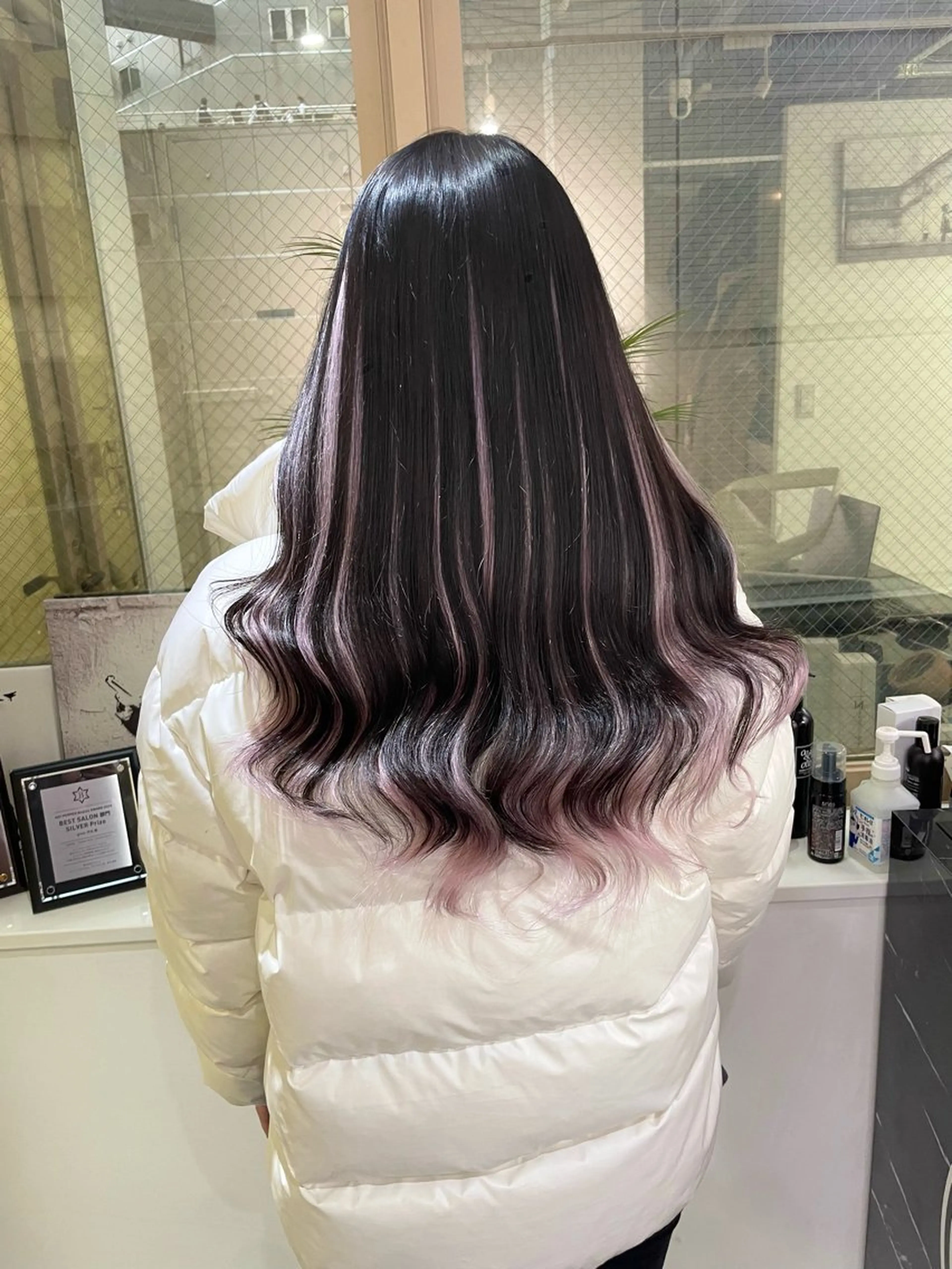 ロング カット ヘアカラー エクステ 🦋プルエクステ ARISA🦋のヘアスタイル