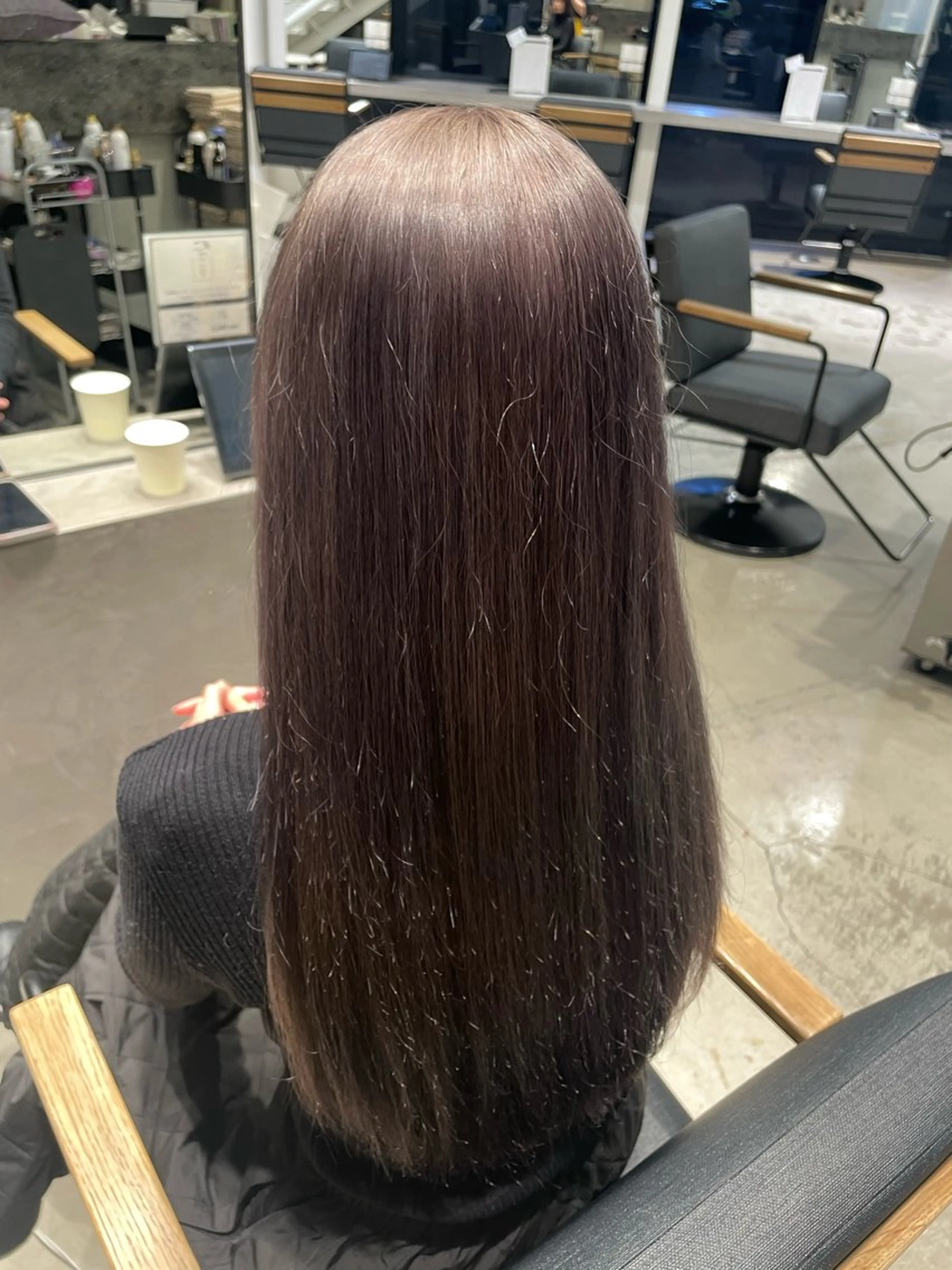 ロング カラー カット ヘアカラー カット／ブリーチ🐏 モデル募集中 ナナホのヘアスタイル