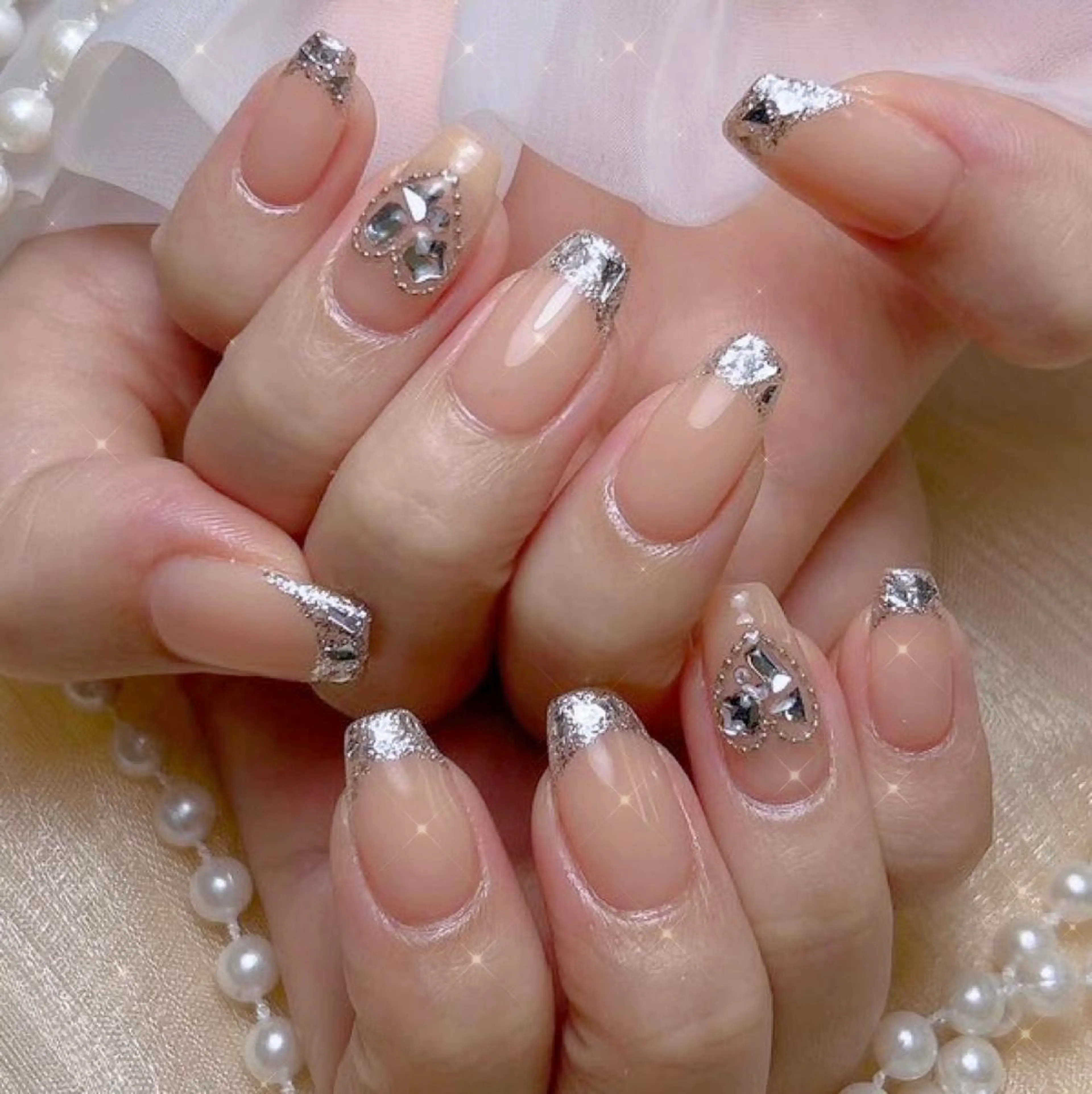 ネイル ハンドネイル 七海🎀 💗のネイルデザイン