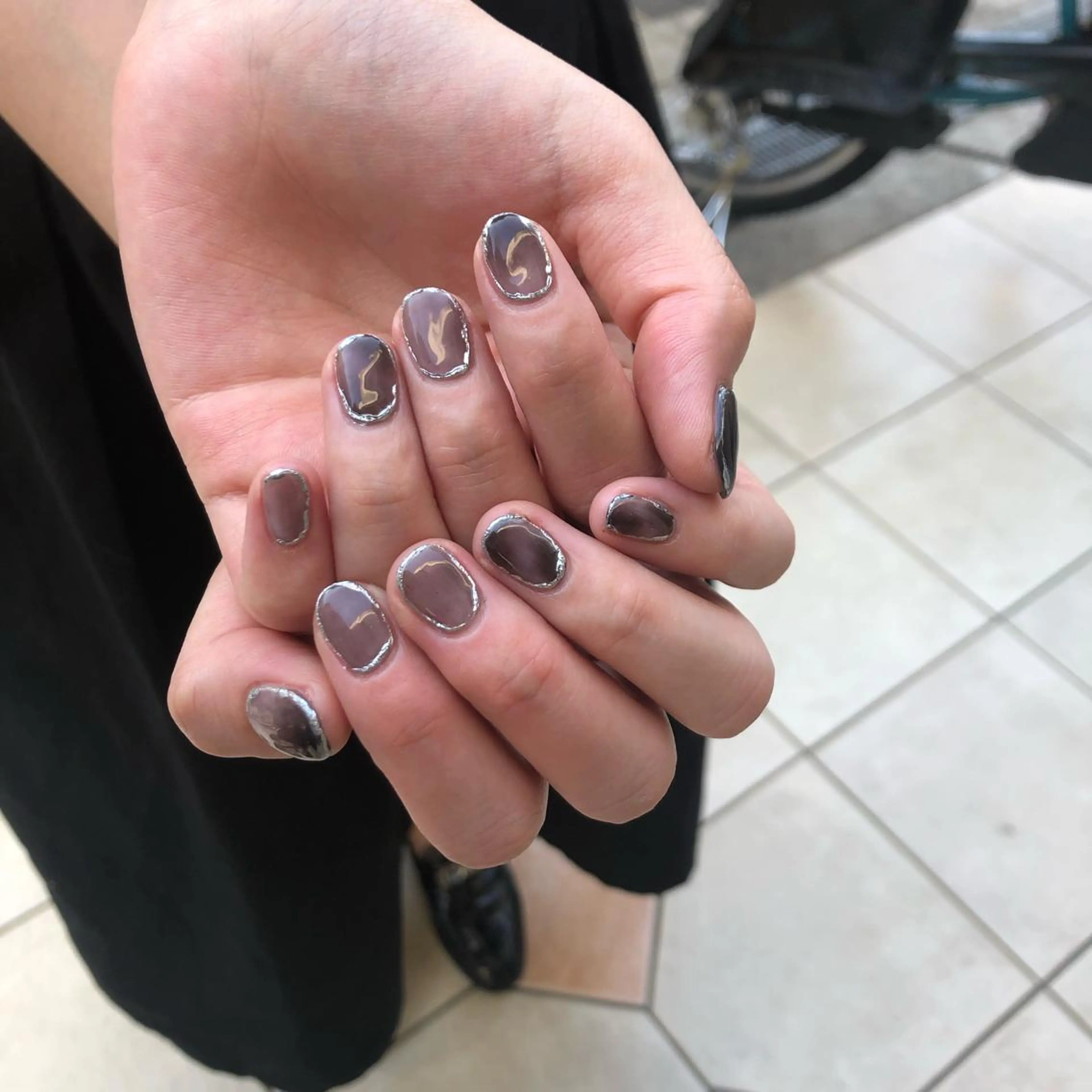 カラー ネイル マツエク・マツパ 福田 加奈のネイルデザイン