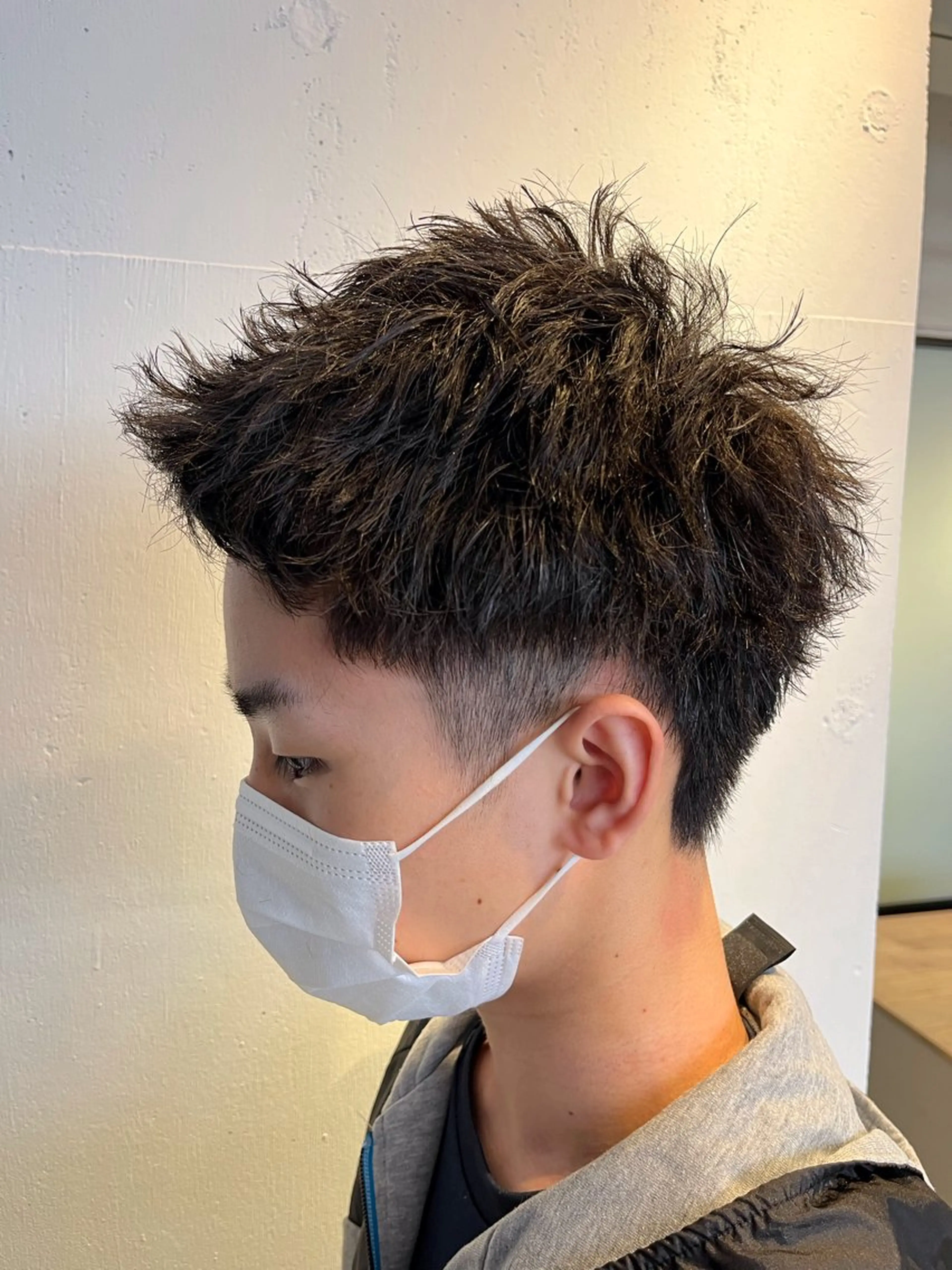 パーマ メンズ カット パーマ ⚡️メンズ/波巻き/ 片岡篤宣/水戸⚡️のヘアスタイル