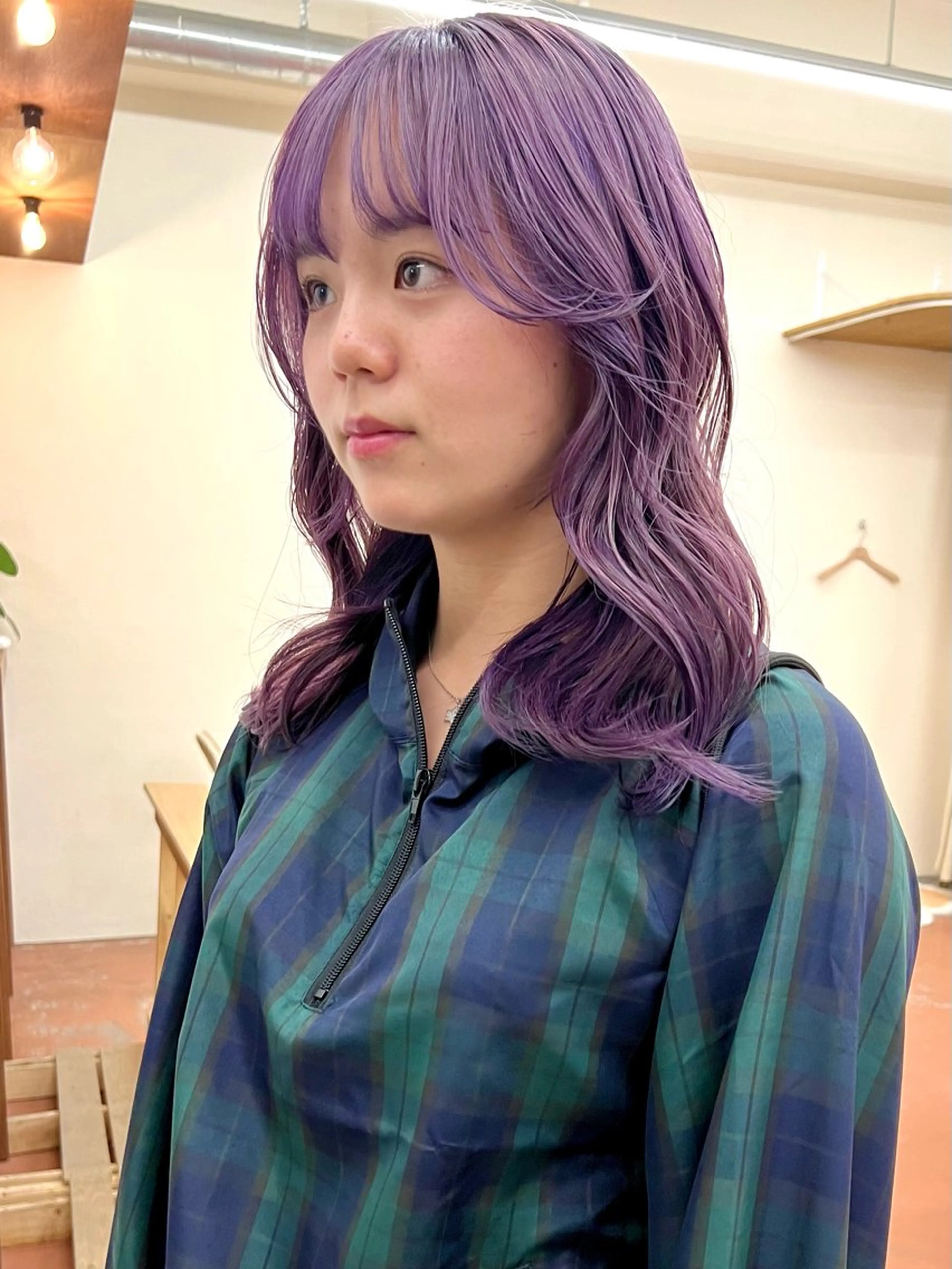 ミディアム カラー カット ヘアカラー トリートメント 矢場町/栄/上前津/ 佐藤祐希のヘアスタイル