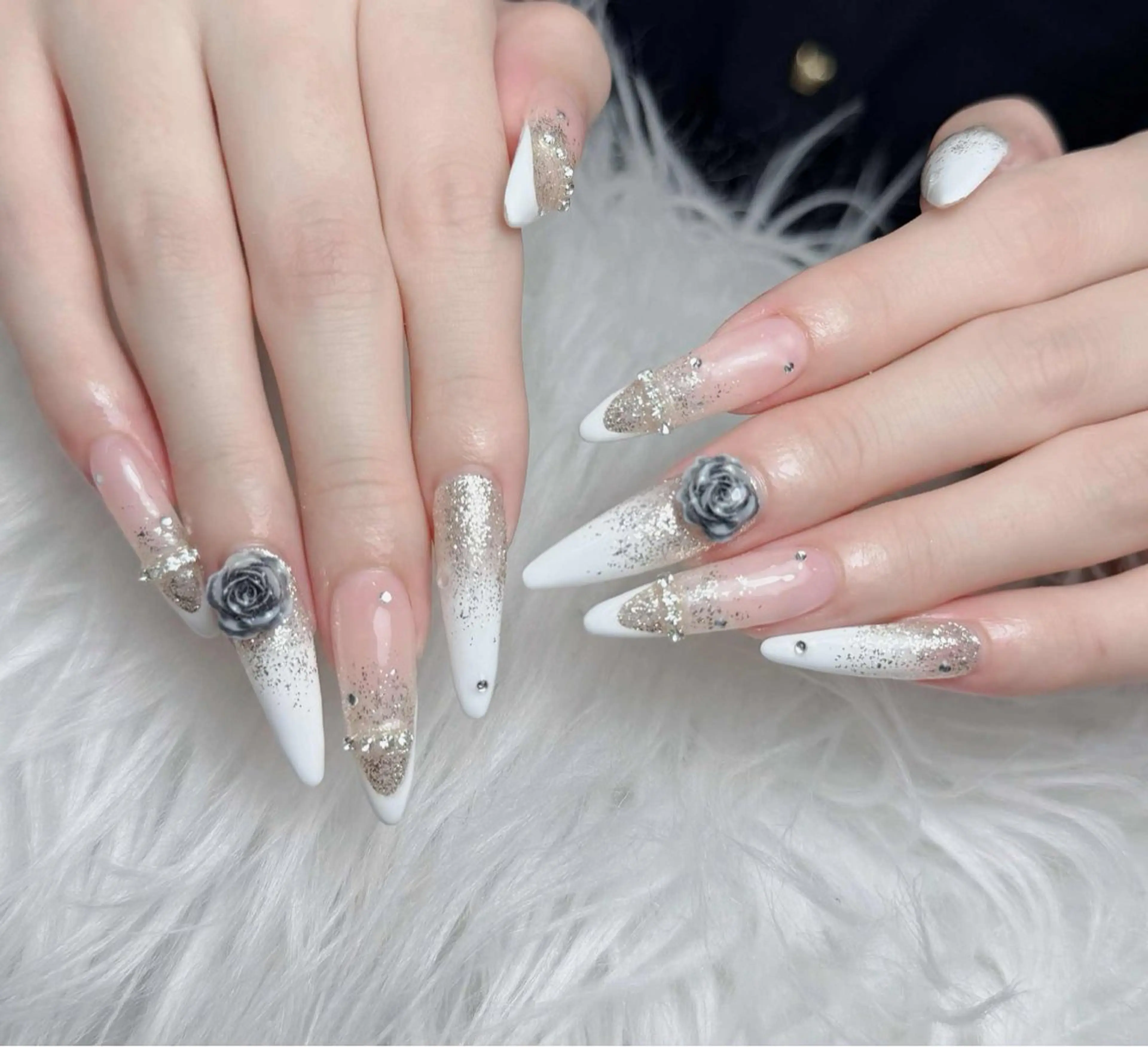 ネイル アートネイル 韓国ネイル 持ち込み ワンホンネイル ハンドネイル Lenie Nail Salonのネイルデザイン