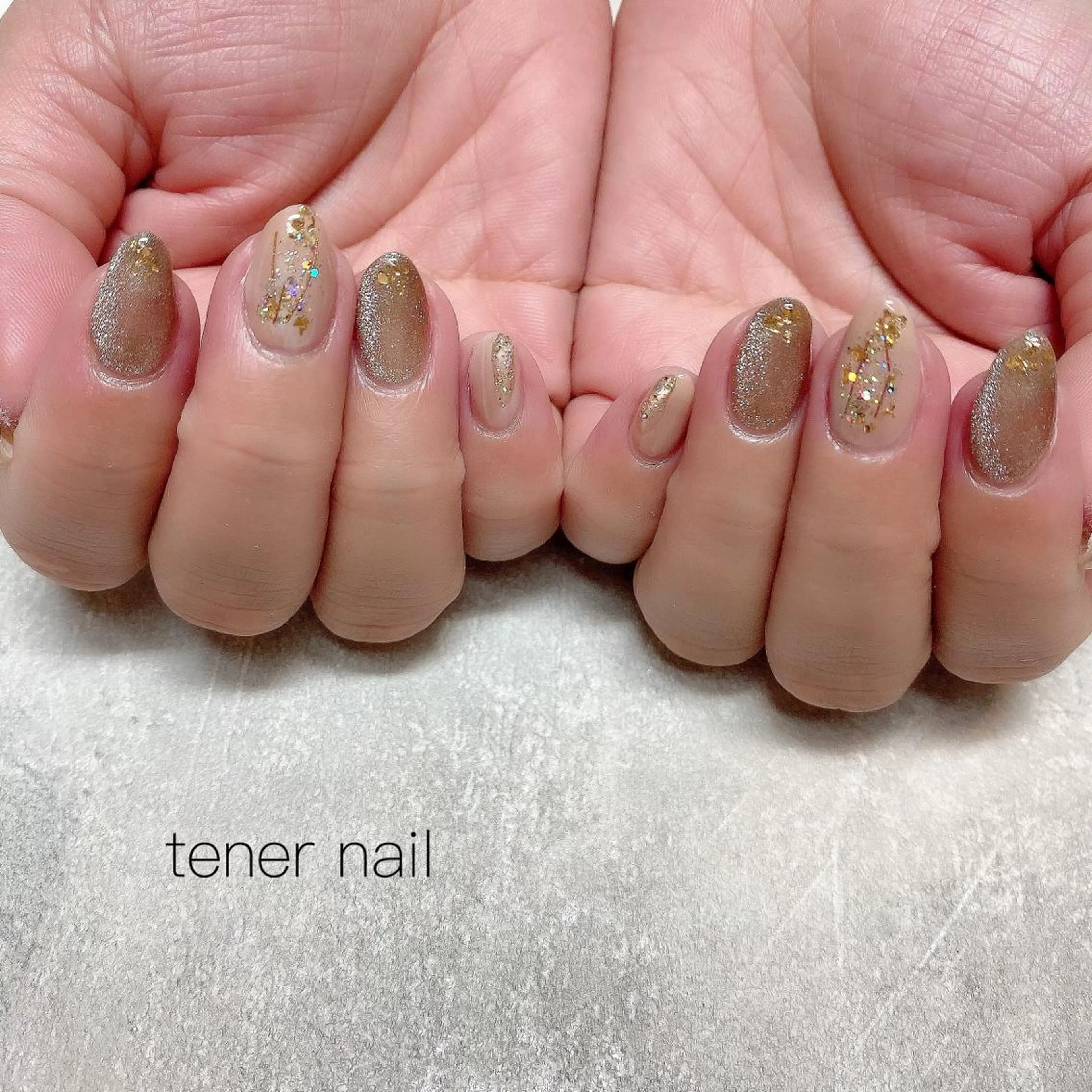 ネイル マグネットネイル ピンク テネルネイル tener nailのネイルデザイン