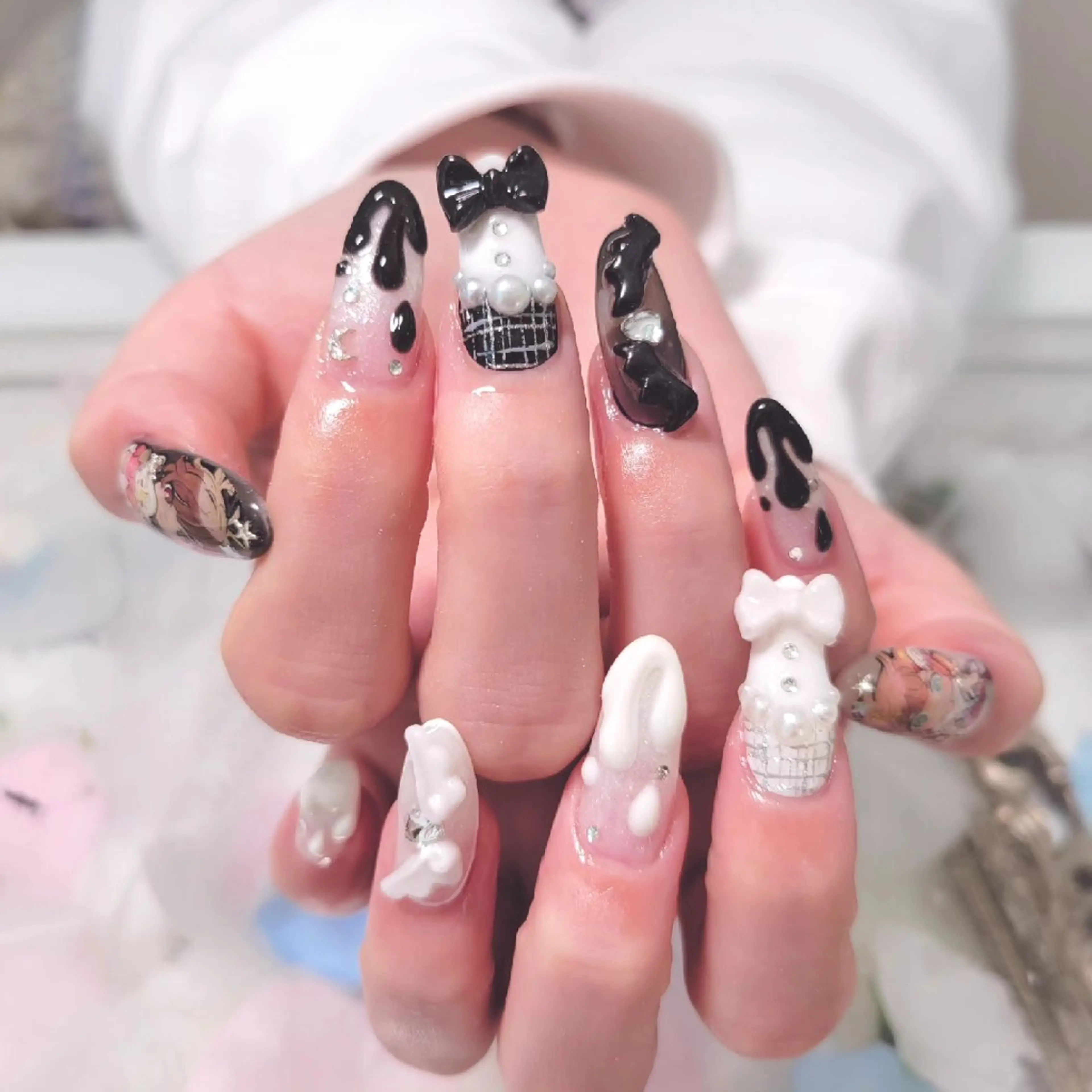 ネイル アートネイル ジェルネイル おで@ oderi_nailのネイルデザイン