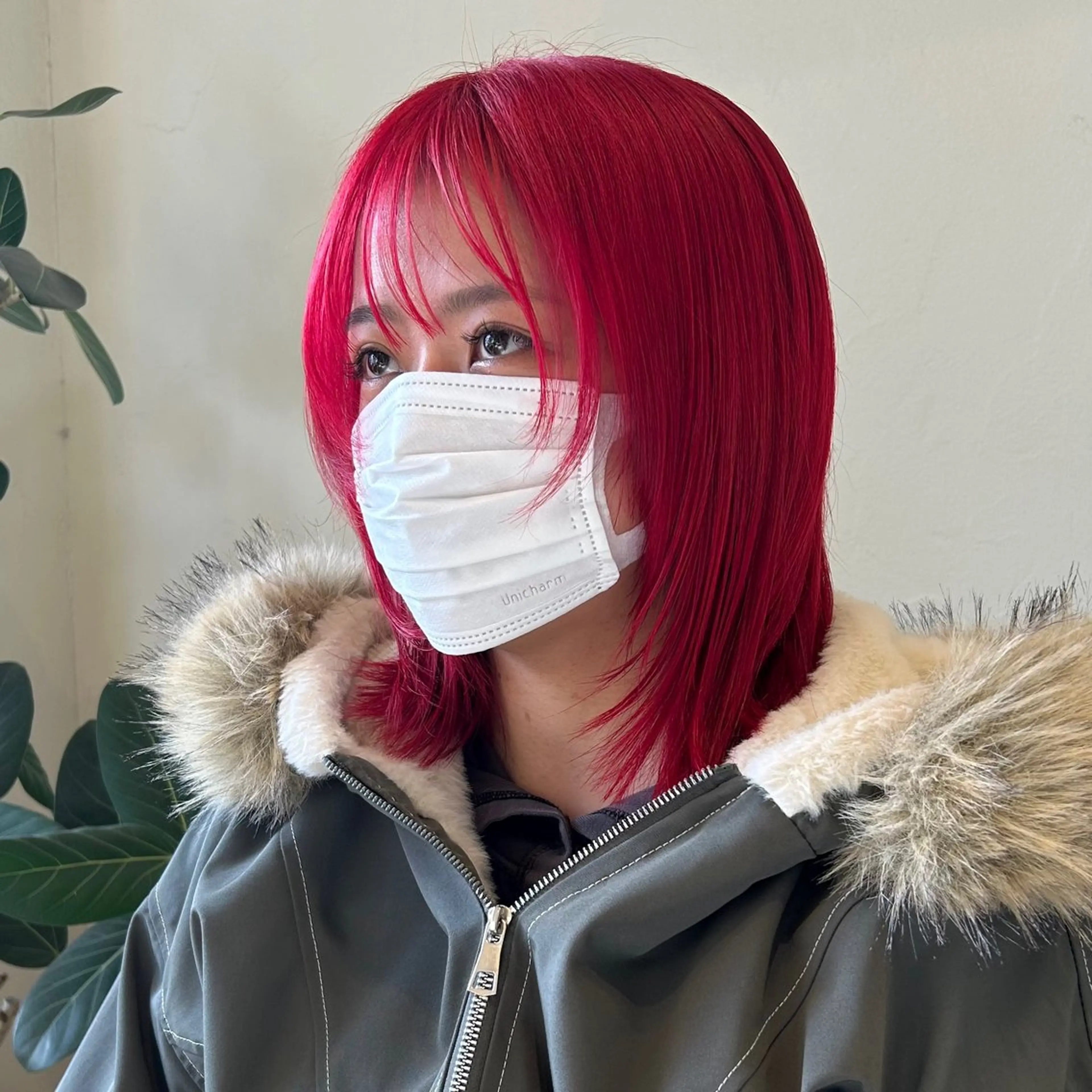 ミディアム カラー ヘアカラー 透明感カラー×レイヤ ー🧊横田 冴のヘアスタイル