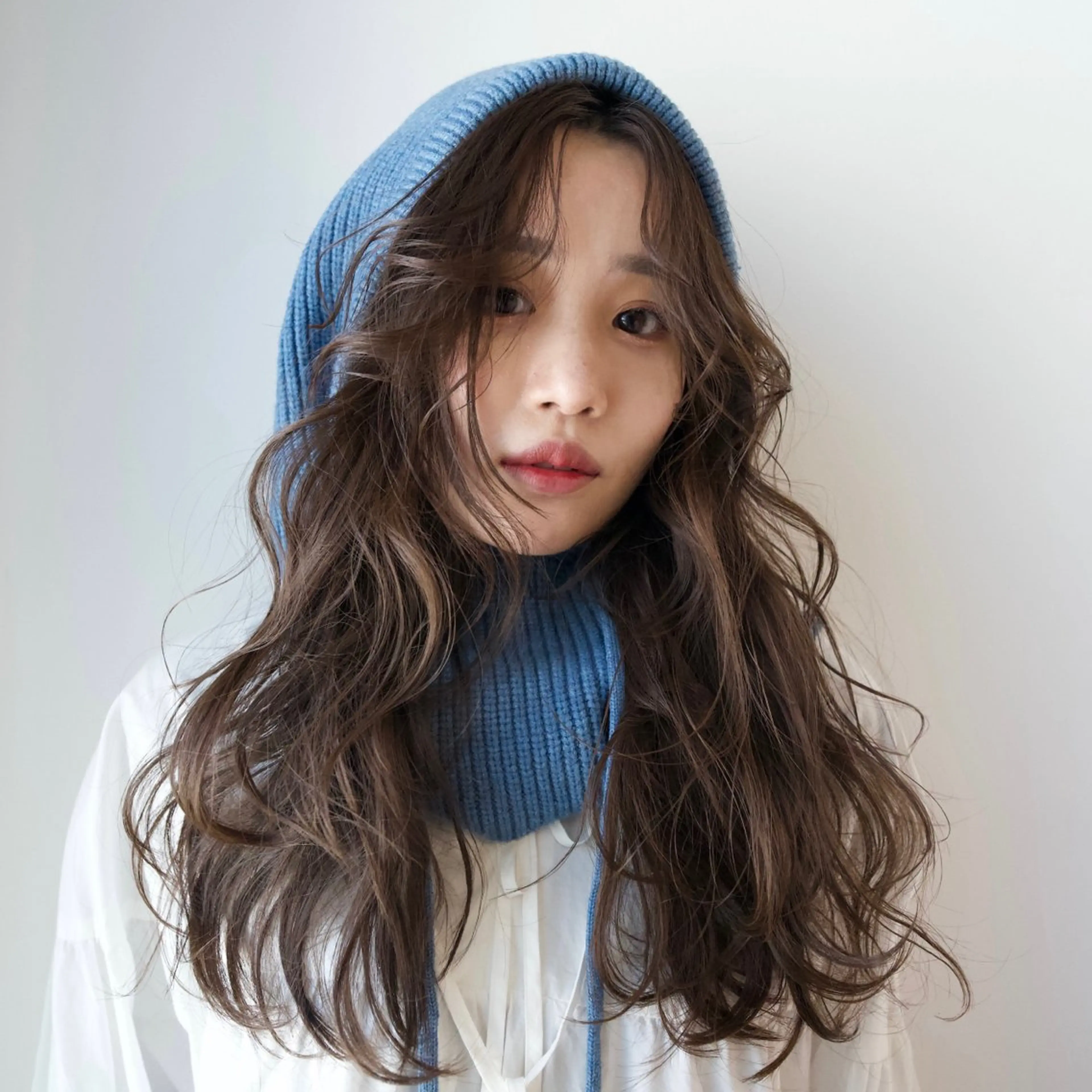 ロング カラー パーマ 切りっぱなしボブ アディクシーカラー アッシュ アッシュグレー ベージュカラー カット ヘアカラー ボブ/ミルクティー /博多/DAI/店長のヘアスタイル