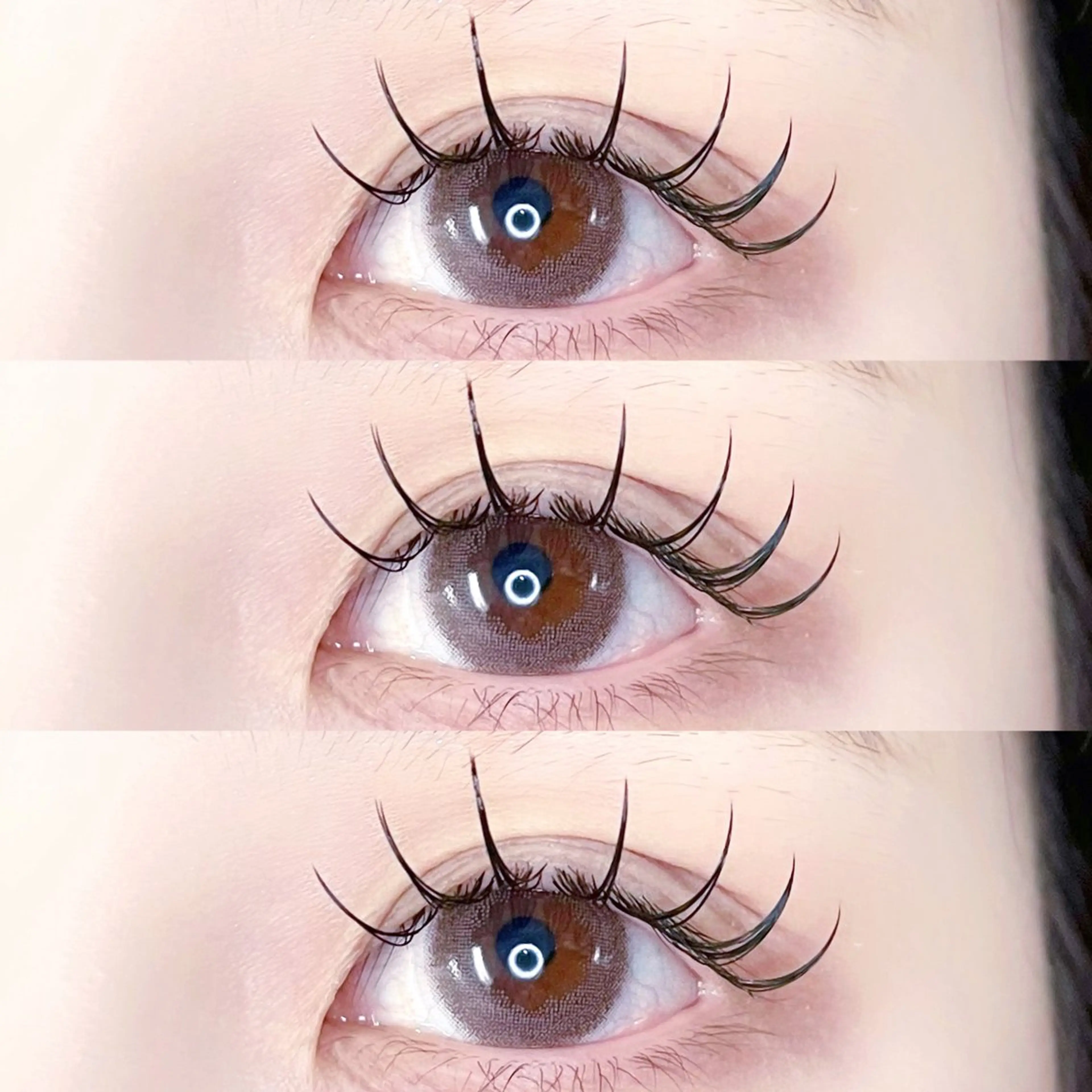 マツエク・マツパ キュート フラットラッシュ マツエク ゆいな 💖のマツエク・マツパデザイン