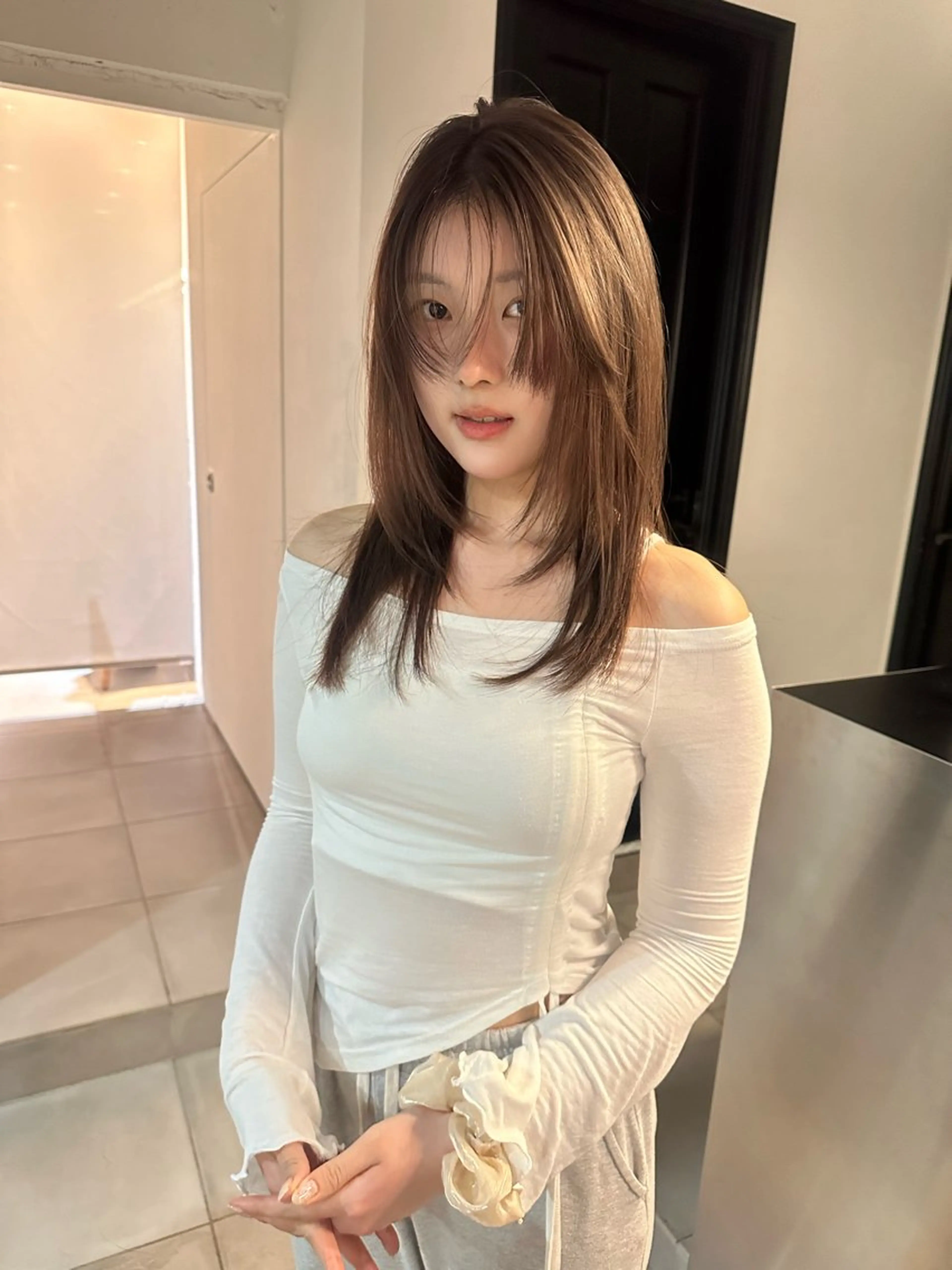 ロング カラー ヘアカラー ダブルカラー/ 艶カラー／こうきのヘアスタイル