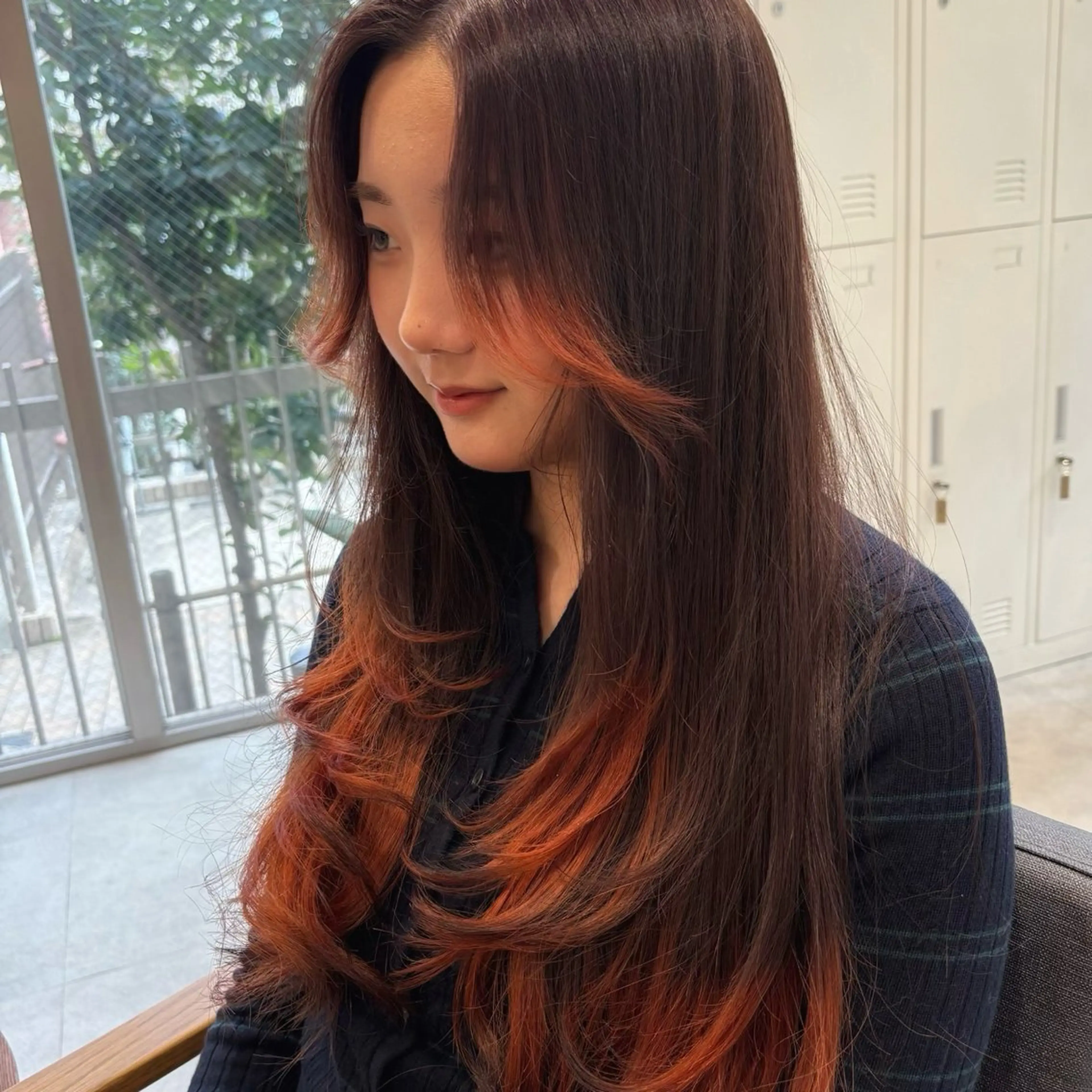 ロング カラー ヘアカラー トリートメント 🌈艶ハイトーン🌈 心を込めます🤝涼介のヘアスタイル