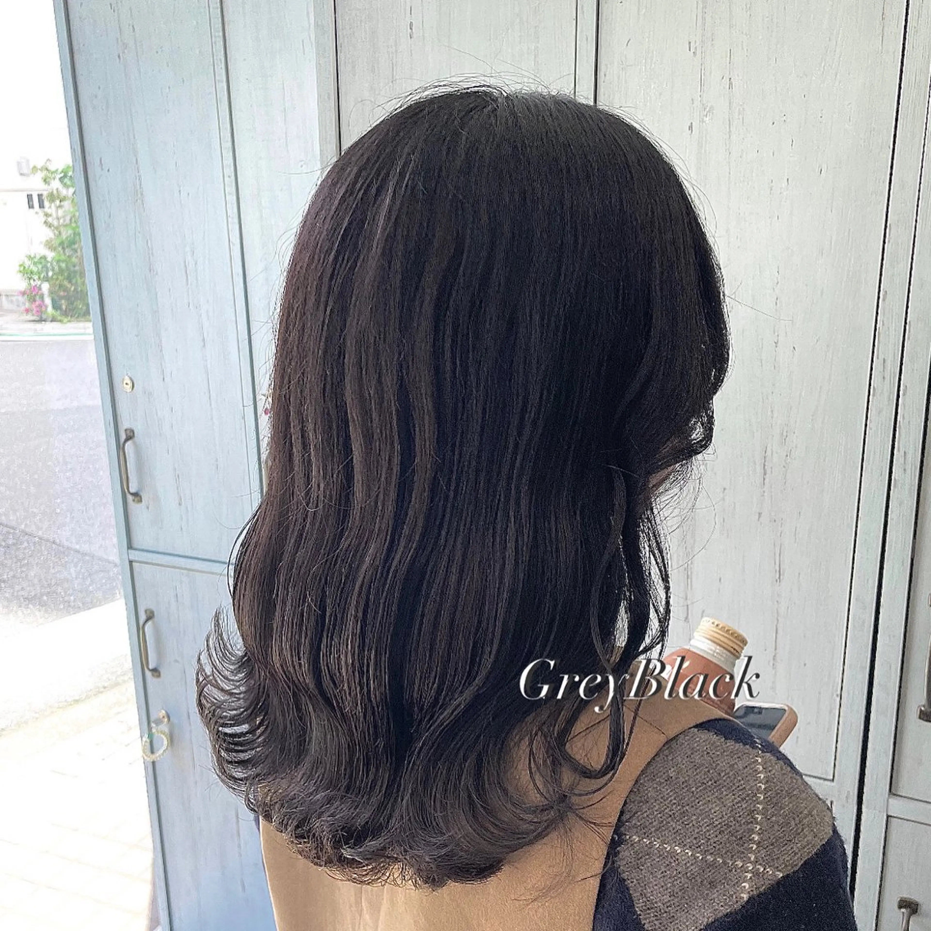 ミディアム ピンク・ラベンダー/ レイヤー/NANAのヘアスタイル