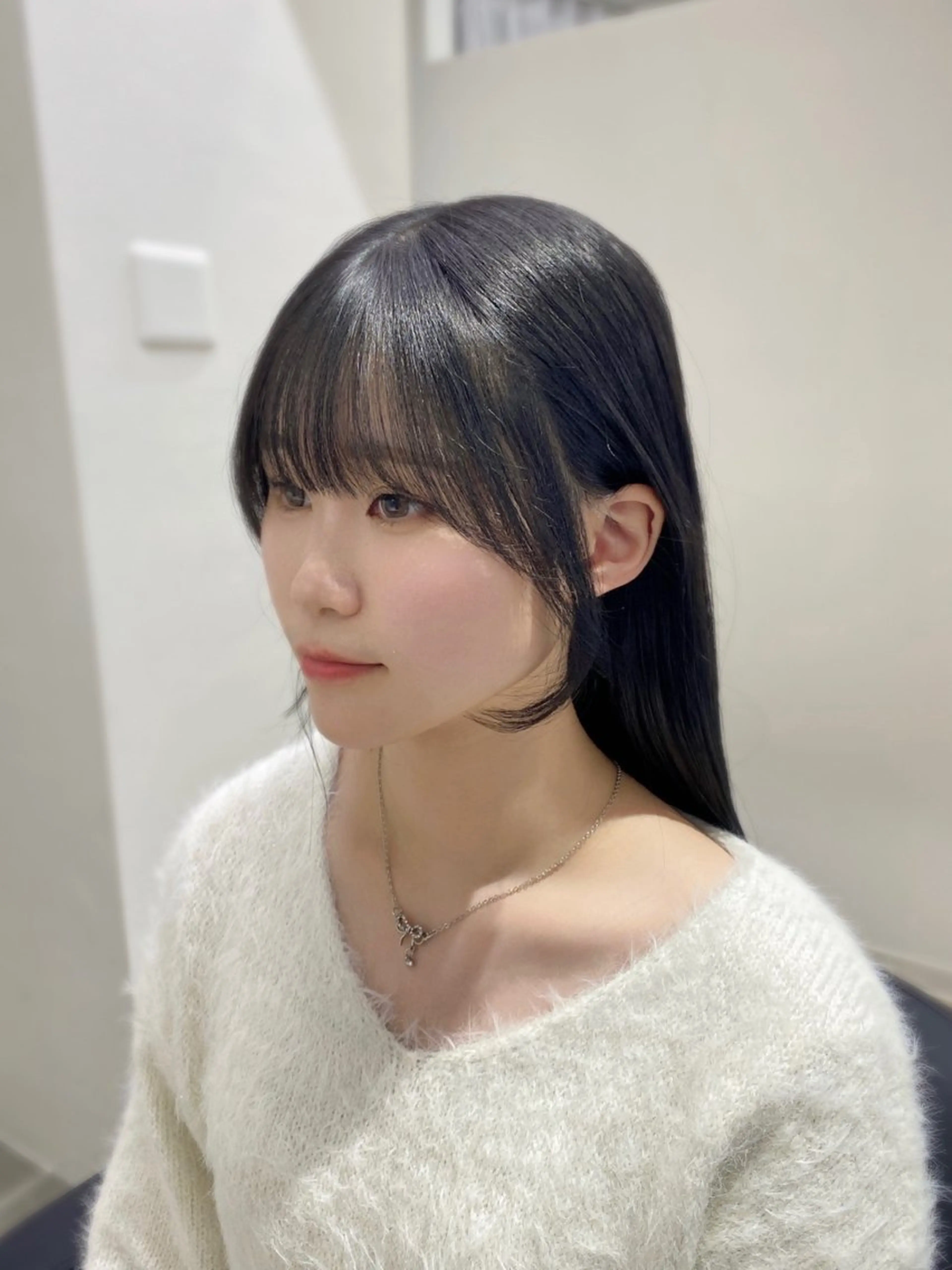 ロング 小顔カット YUZU🎀顔まわり ×レイヤーカットのヘアスタイル