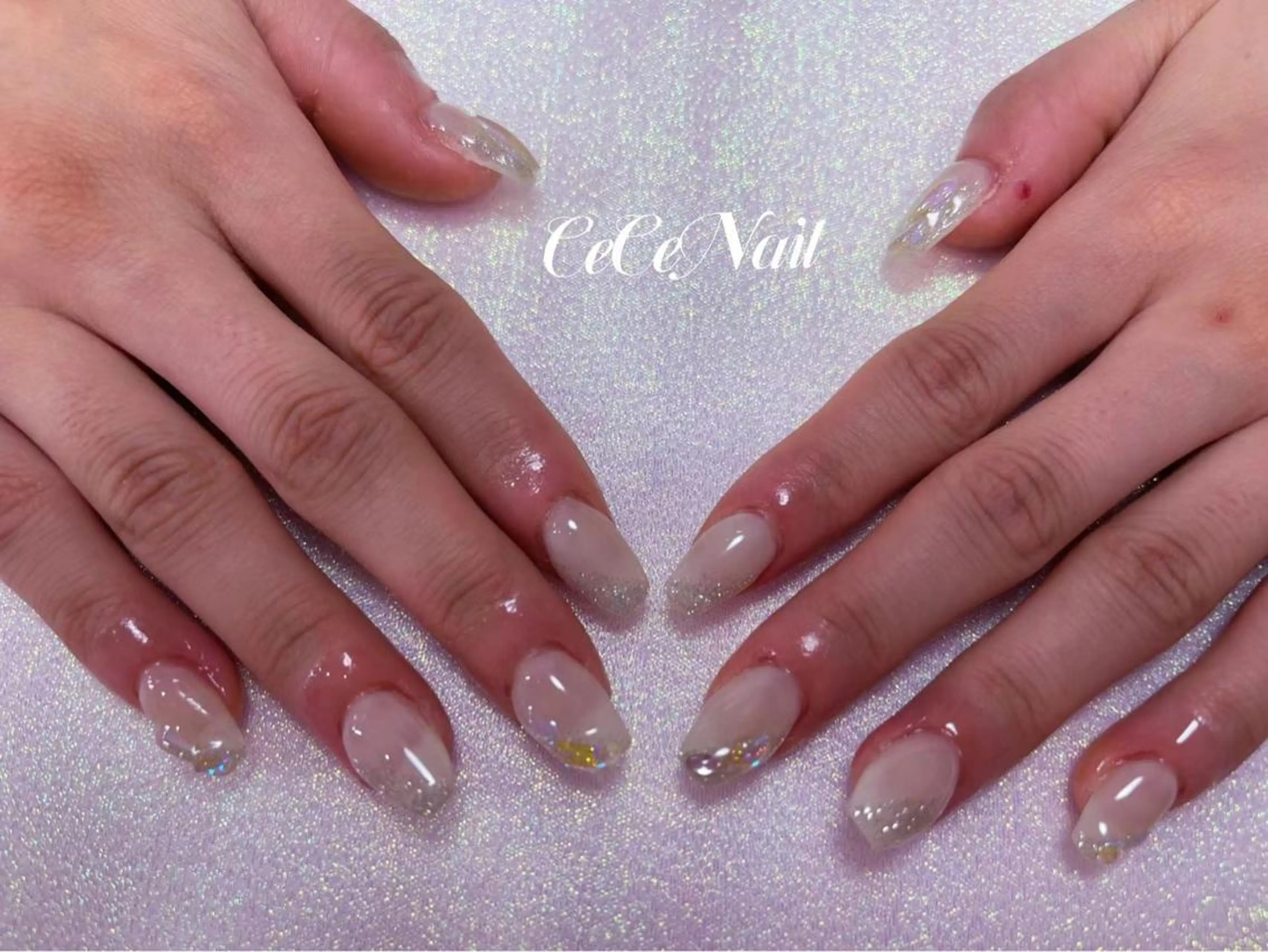 ミディアム ネイル 🎀CeCe nail🎀のネイルデザイン