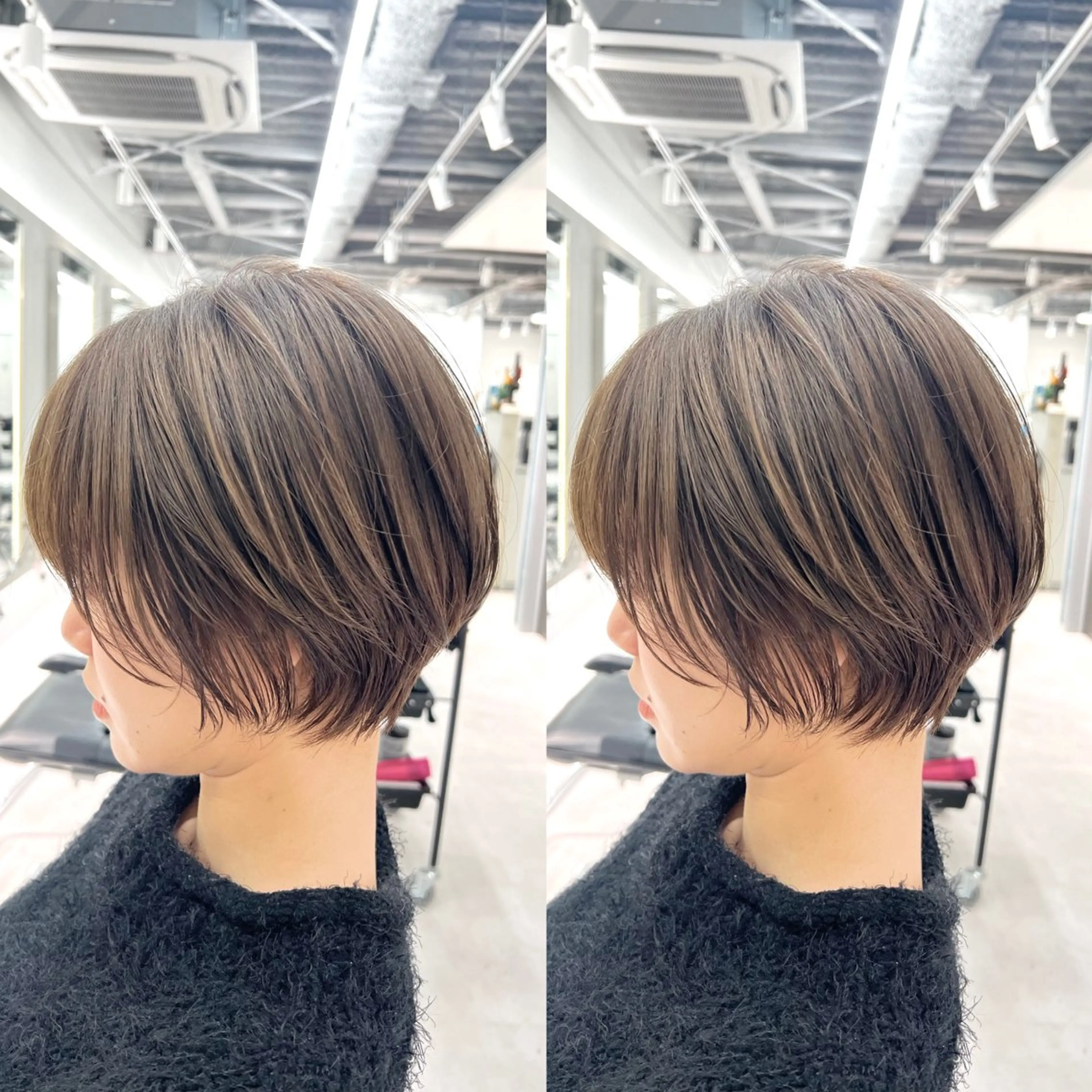 ショート カット ヘアカラー トリートメント ツイスパ/シャドウ 矢吹俊大郎のヘアスタイル